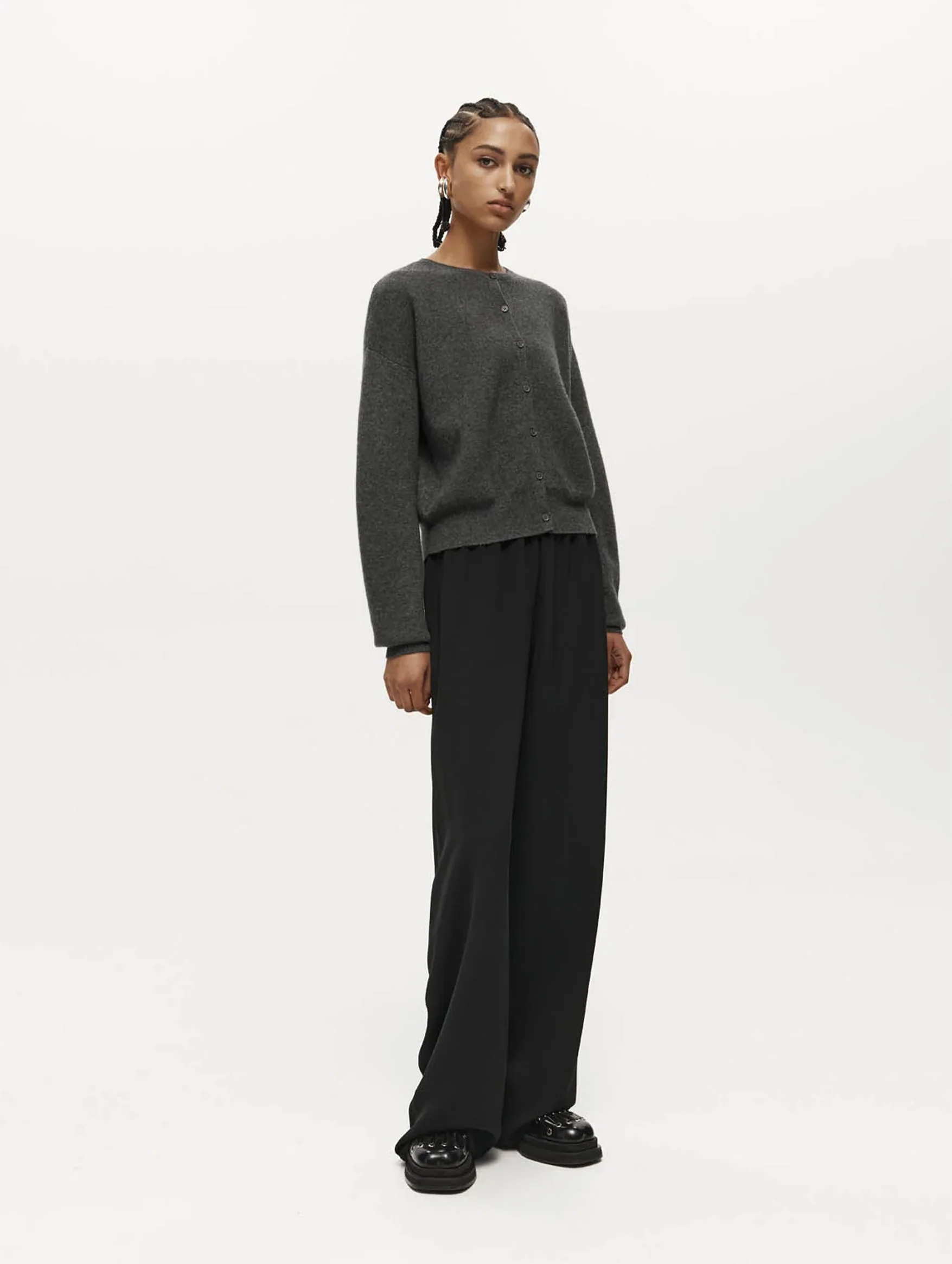 Irving Trouser in Black Suiting - Image 3