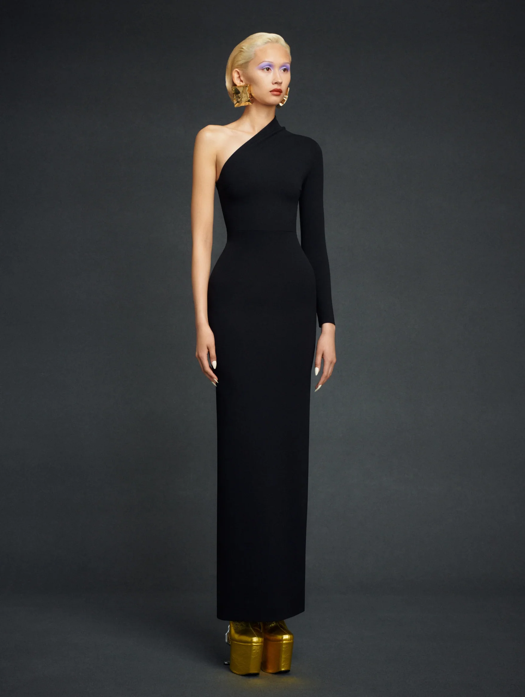 Joana Maxi Dress in Black - Image 3