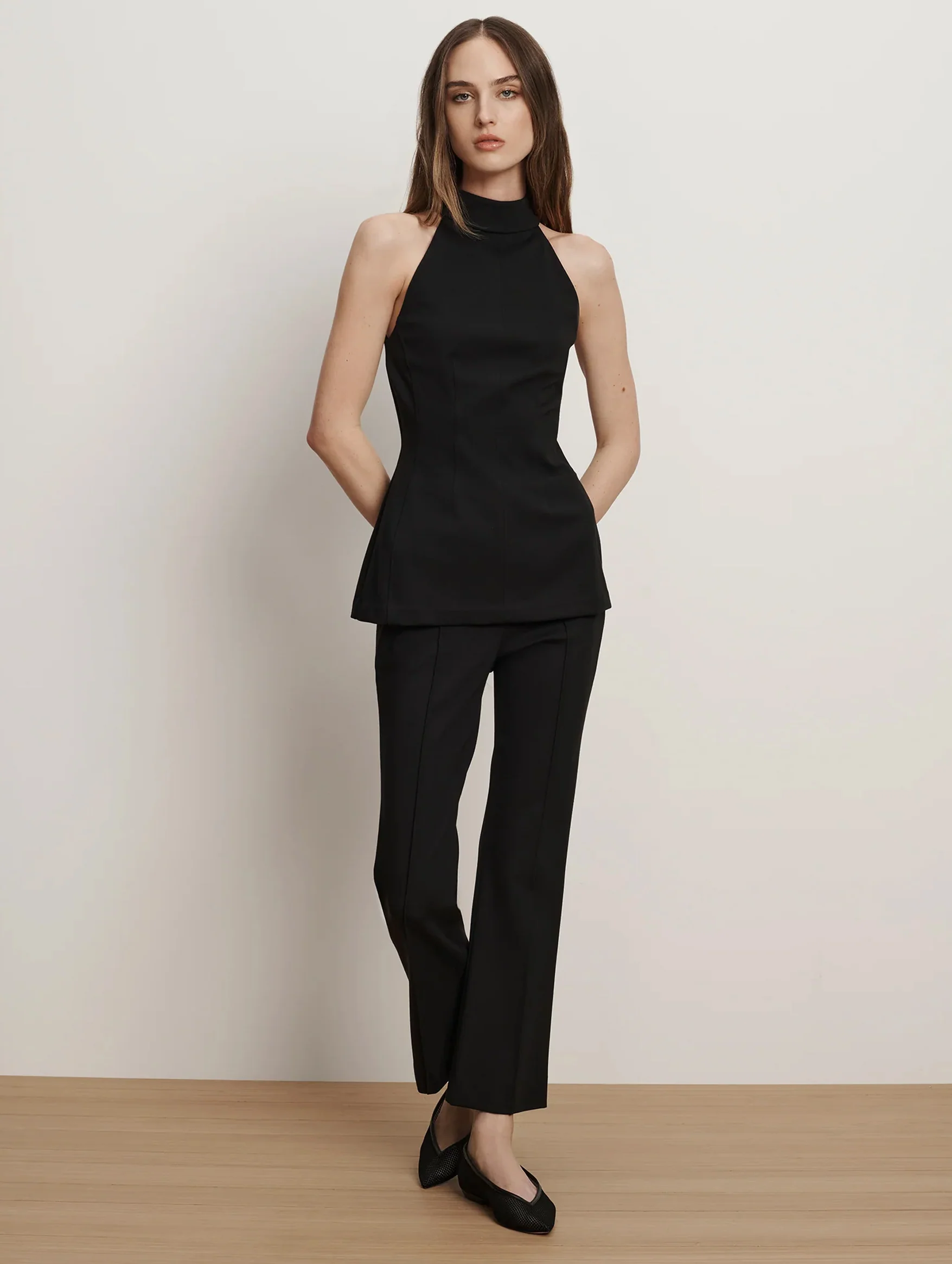 Johanne Halter Top in Black - Image 3
