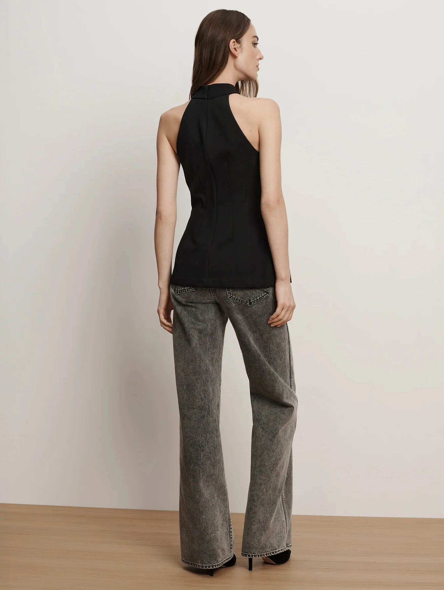 Johanne Halter Top in Black - Image 5