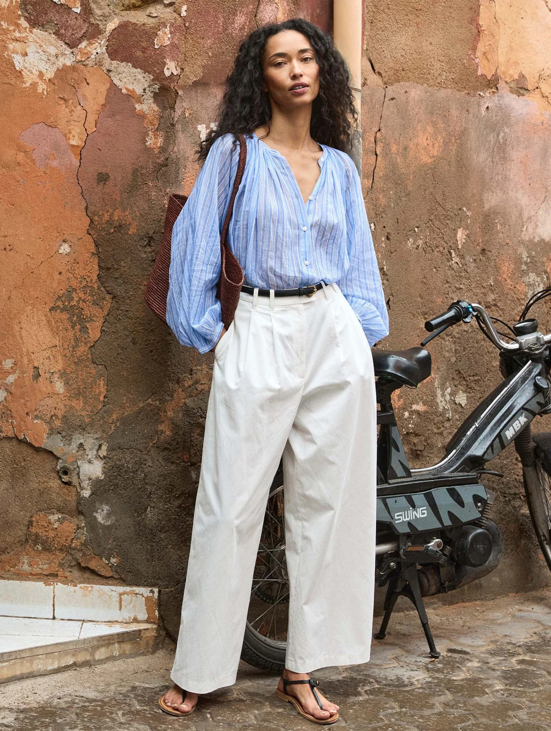 Jonie Top in Salerno Stripe - Image 5