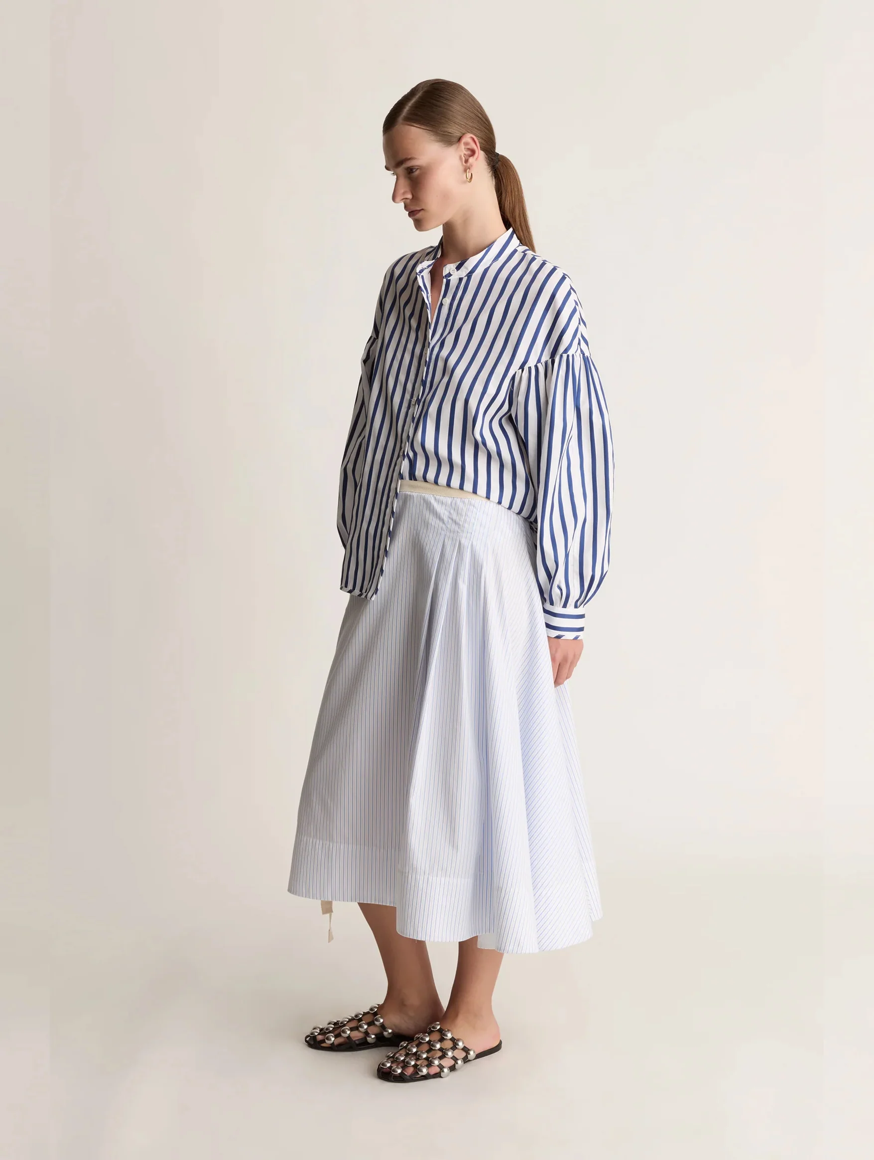 Josie Blouse in Navy - Image 3