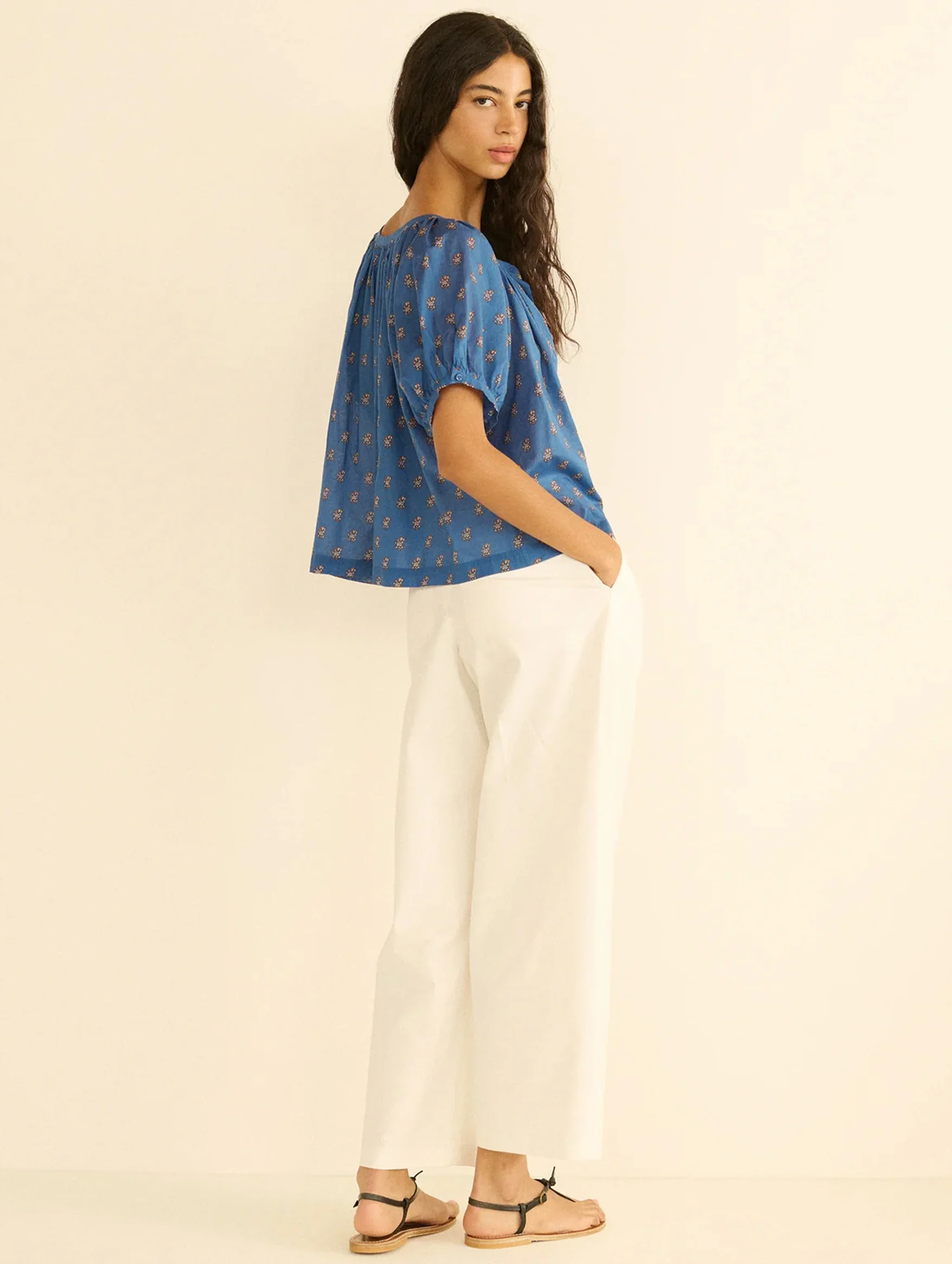 June Top in Eartha Paisley - Image 5