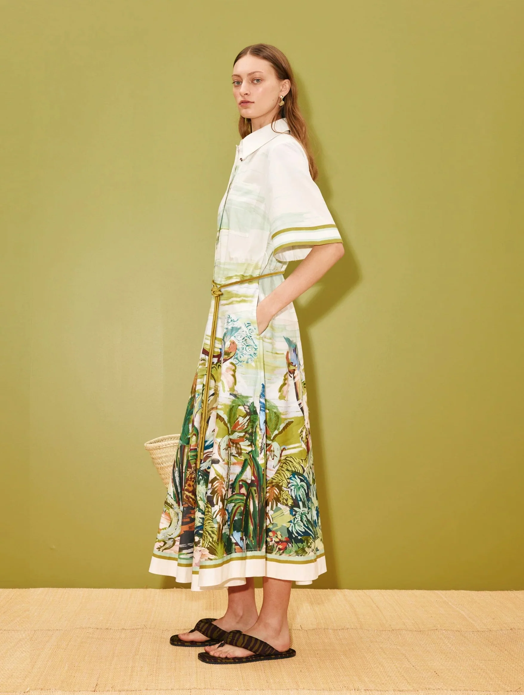 Jungle Boogie Shirtdress in Multi - Image 3