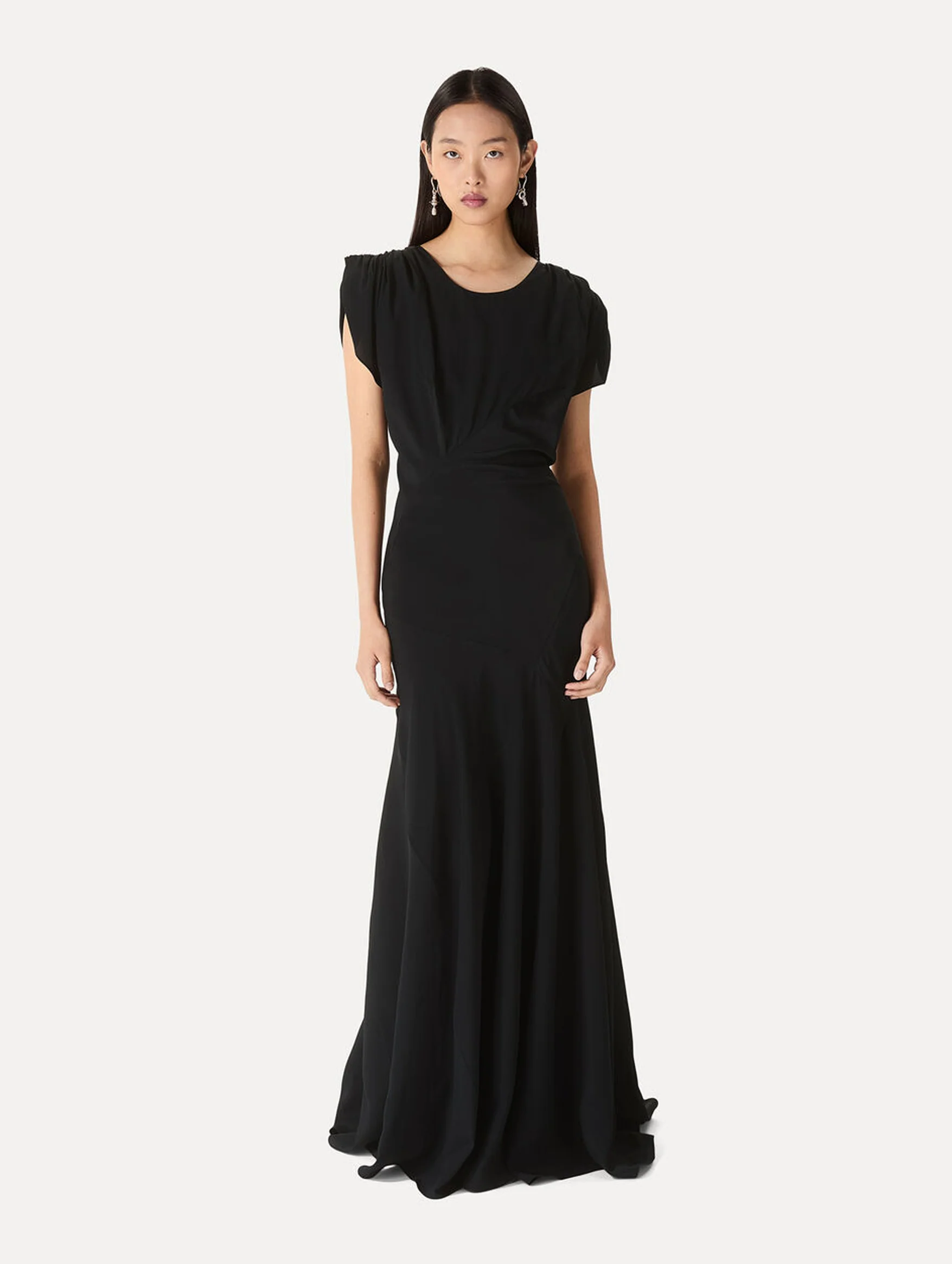 Justina Dress in Black - Image 2