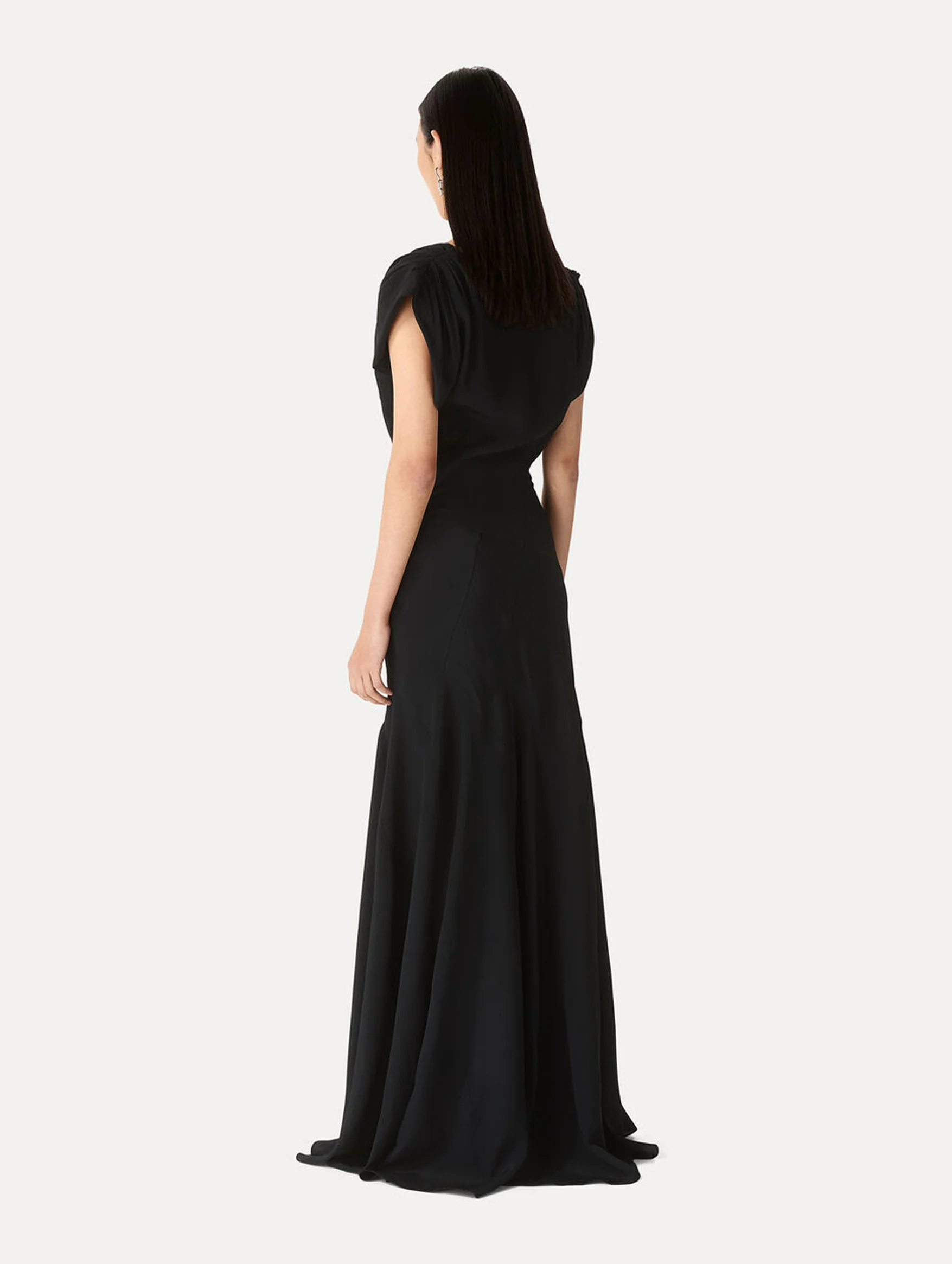 Justina Dress in Black - Image 3