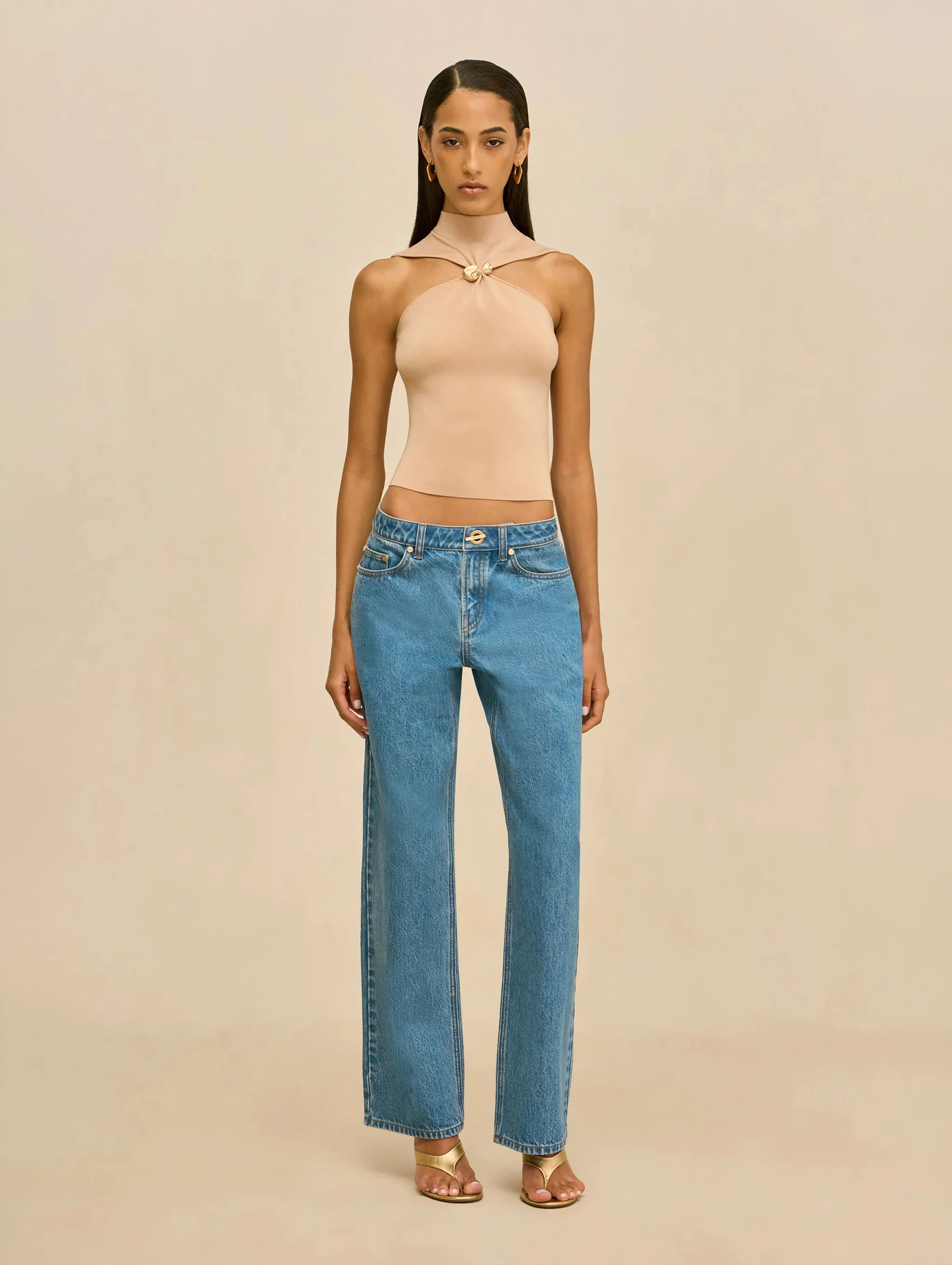 Katherine Top in Sesame - Image 2