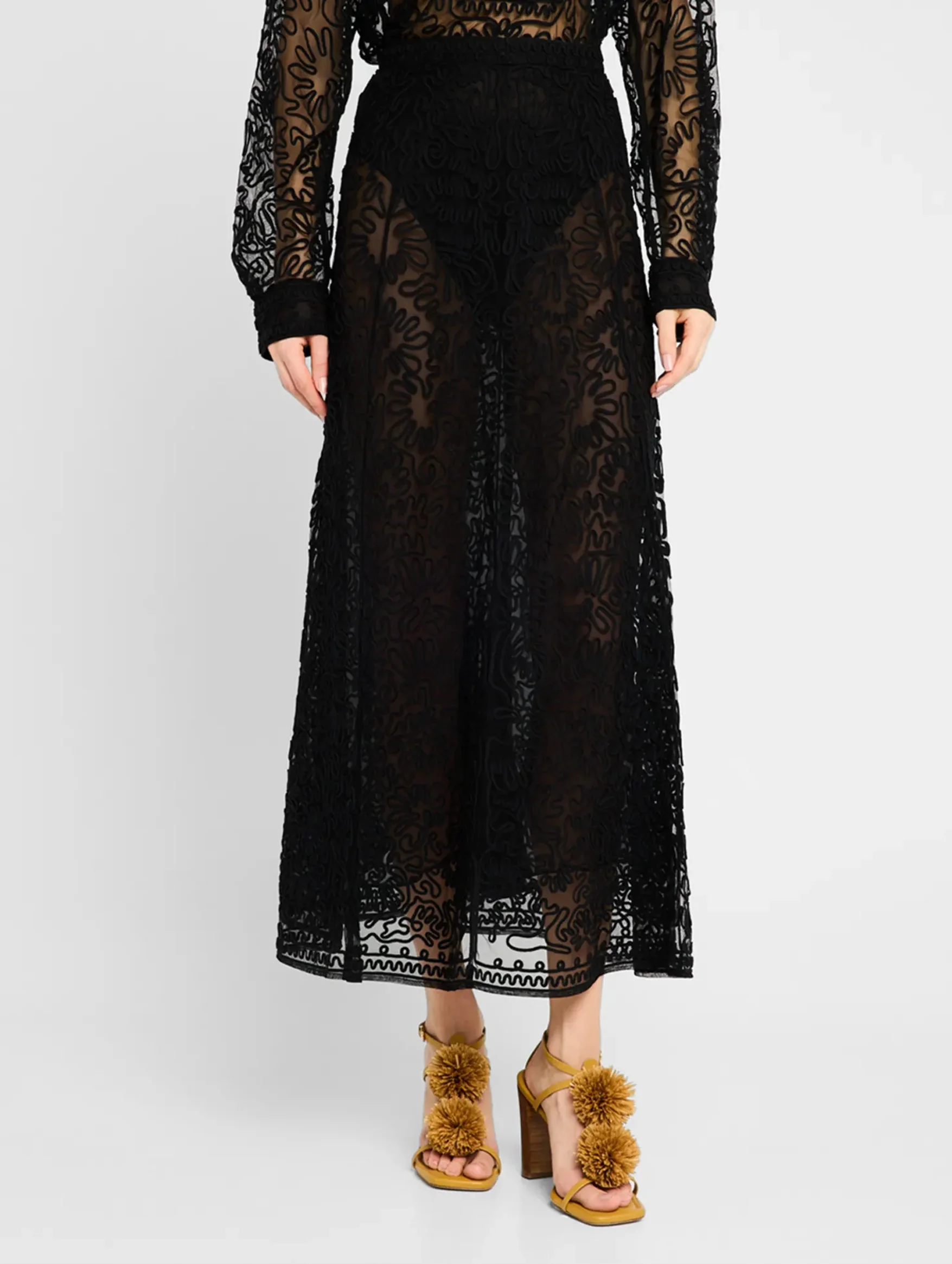 Katja Skirt in Noir - Image 4