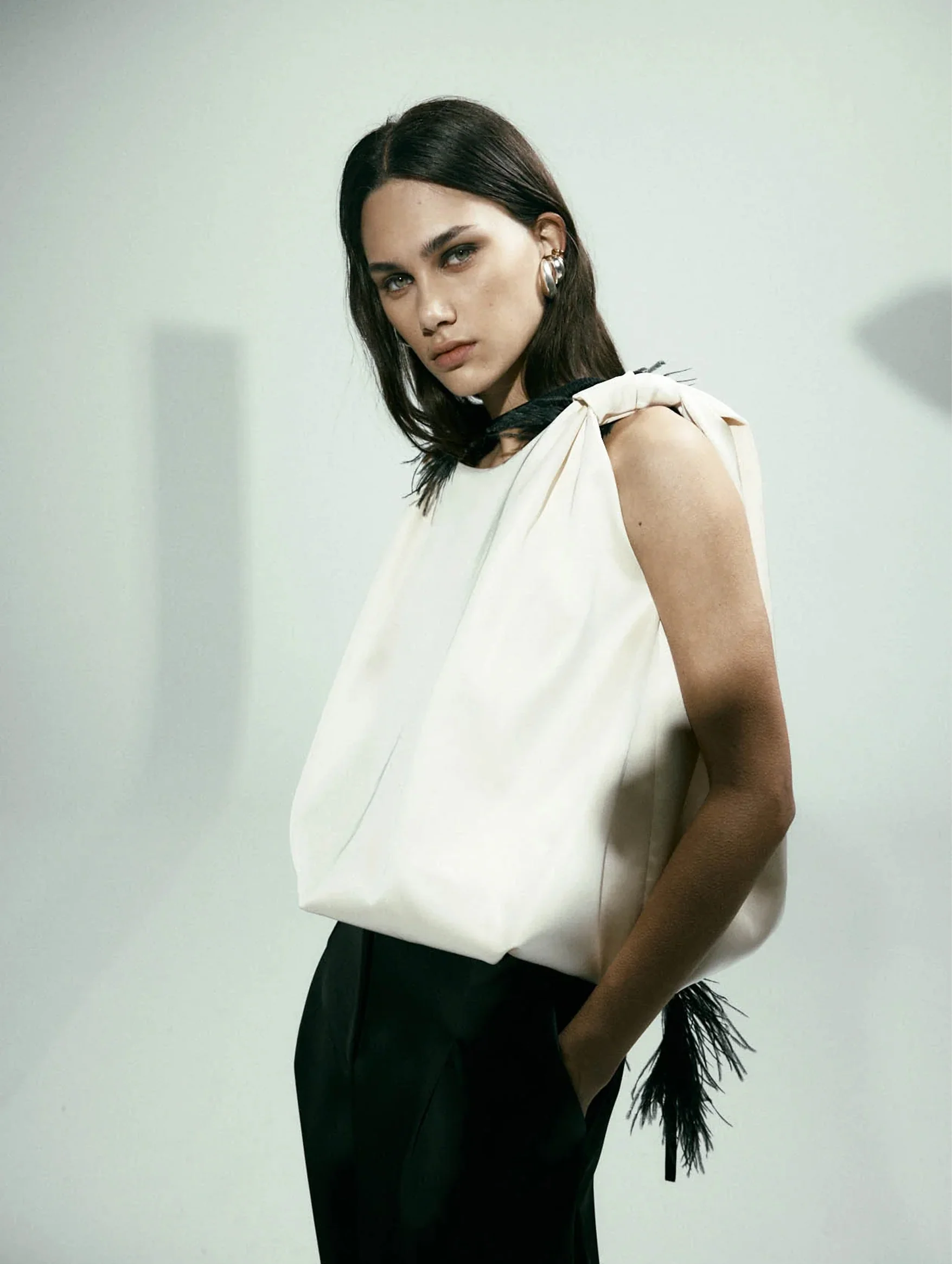 Knot Top in Ivory - Image 3