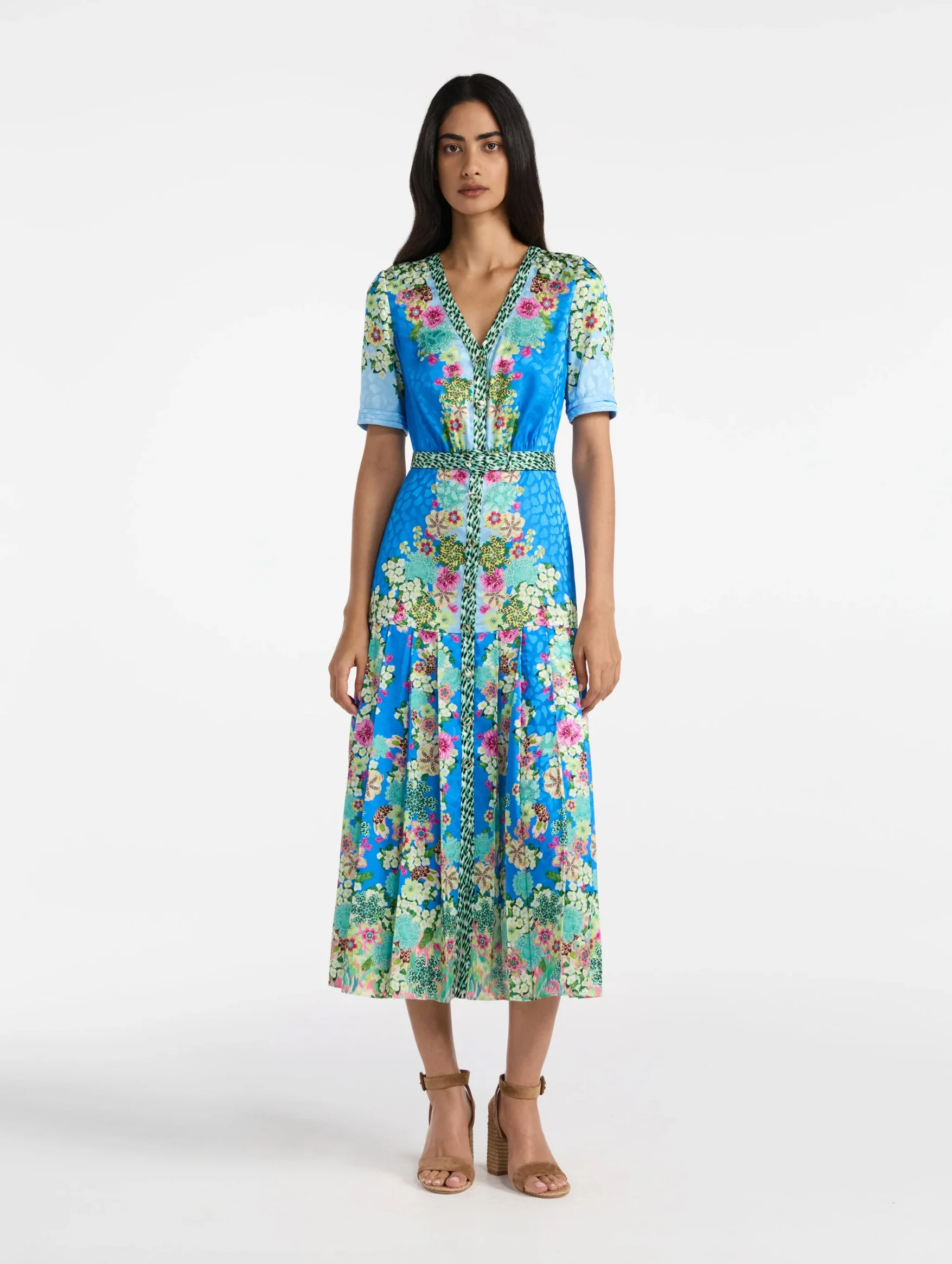 Lea Shirt C Dress in Feather Daisy - Image 2
