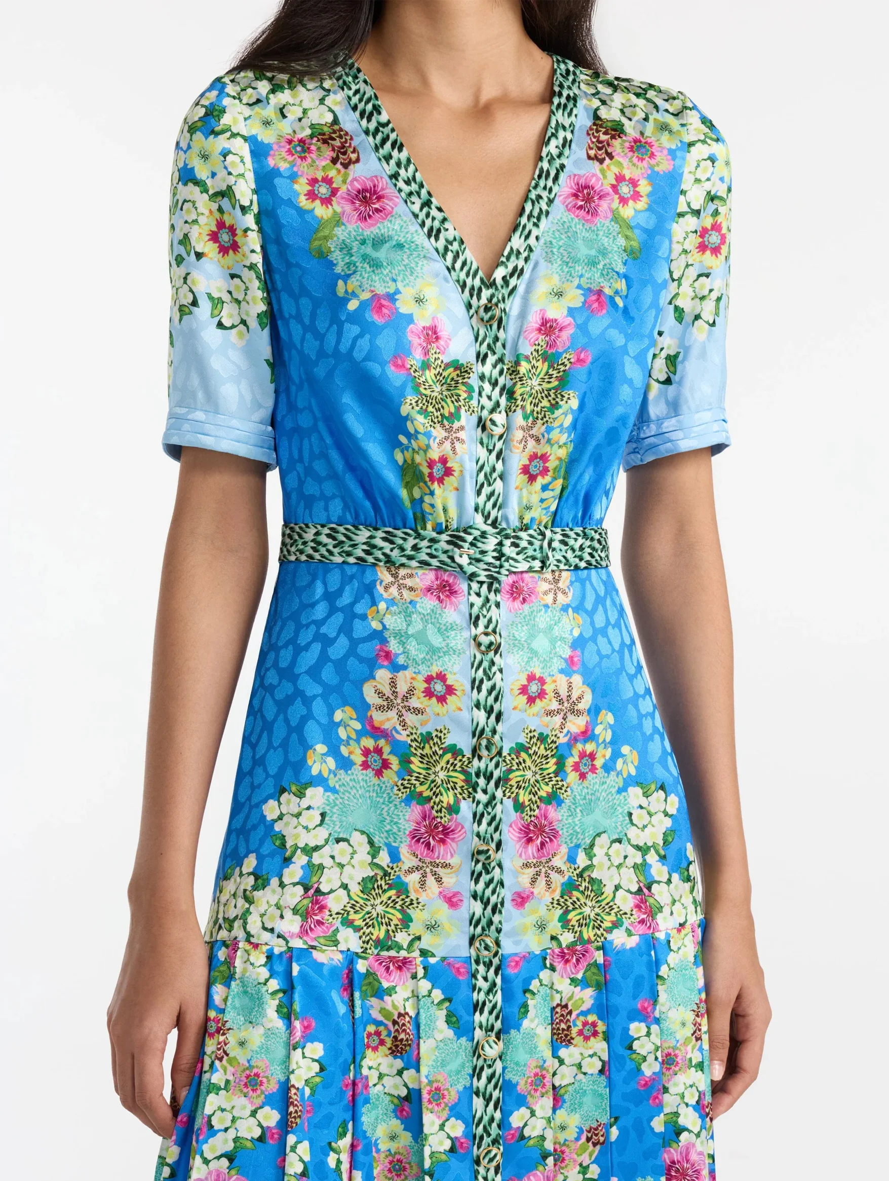 Lea Shirt C Dress in Feather Daisy - Image 4
