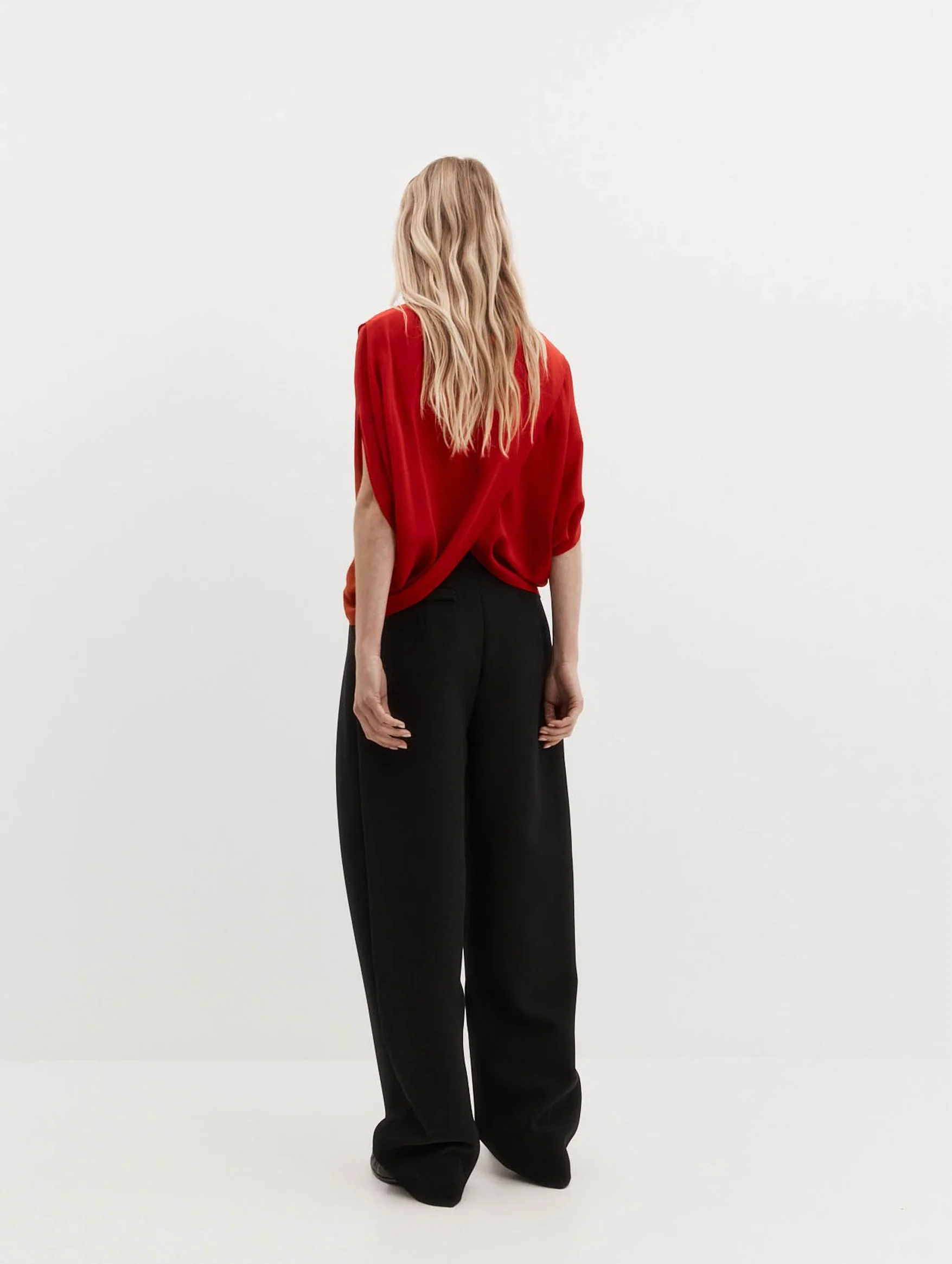 Leaf Top in Red - Image 3