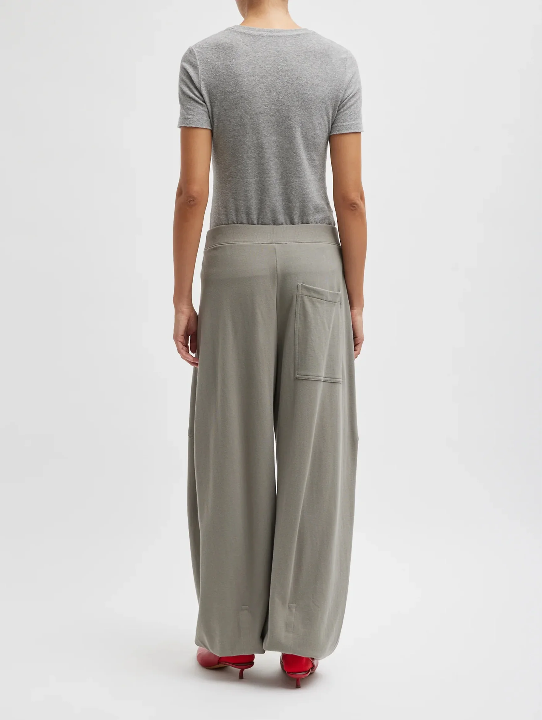 Light Weight Sweatshirting Short Winslow Pant in Dark Stone - Image 4