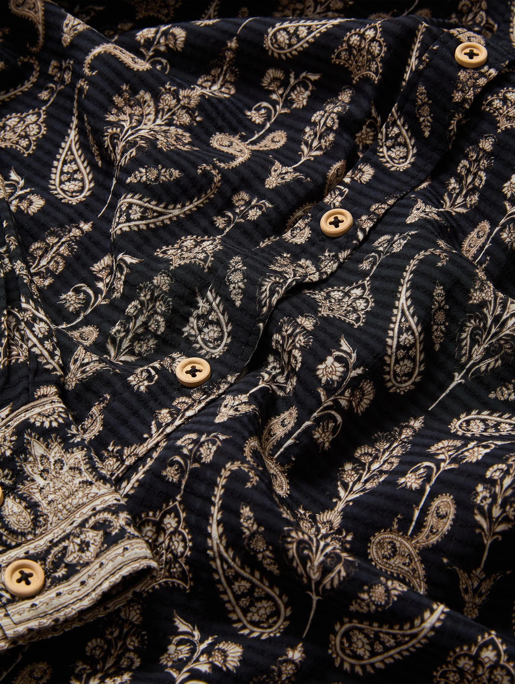 Lloyd Buttondown in Black Multi - Image 4