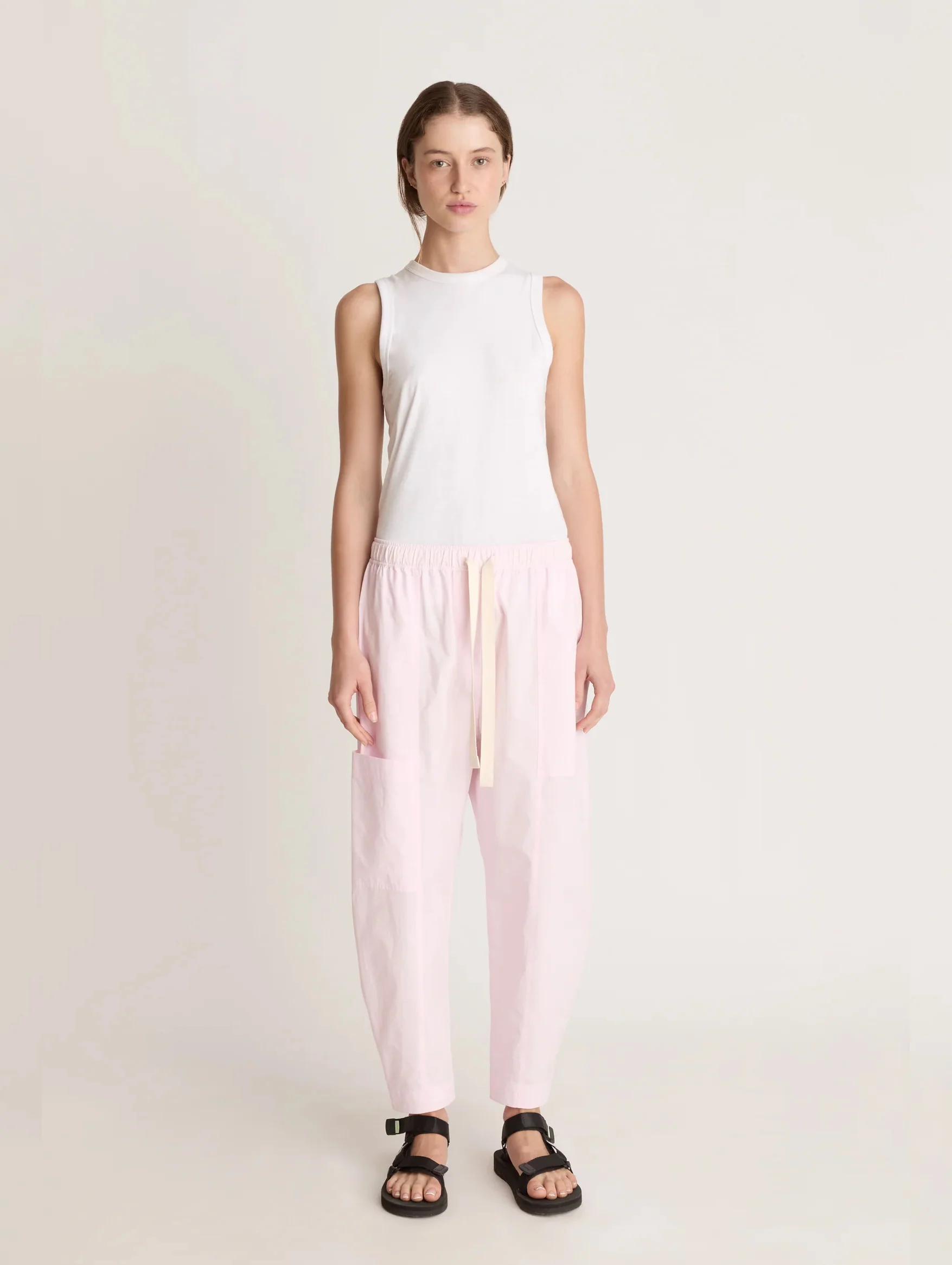 LM Poplin Pant in Musk - Image 2