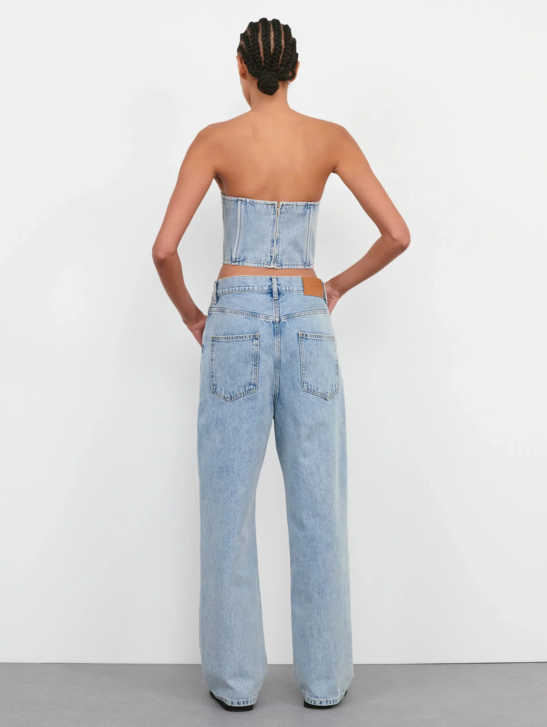 Low Rise Jean in Blue Denim - Image 3