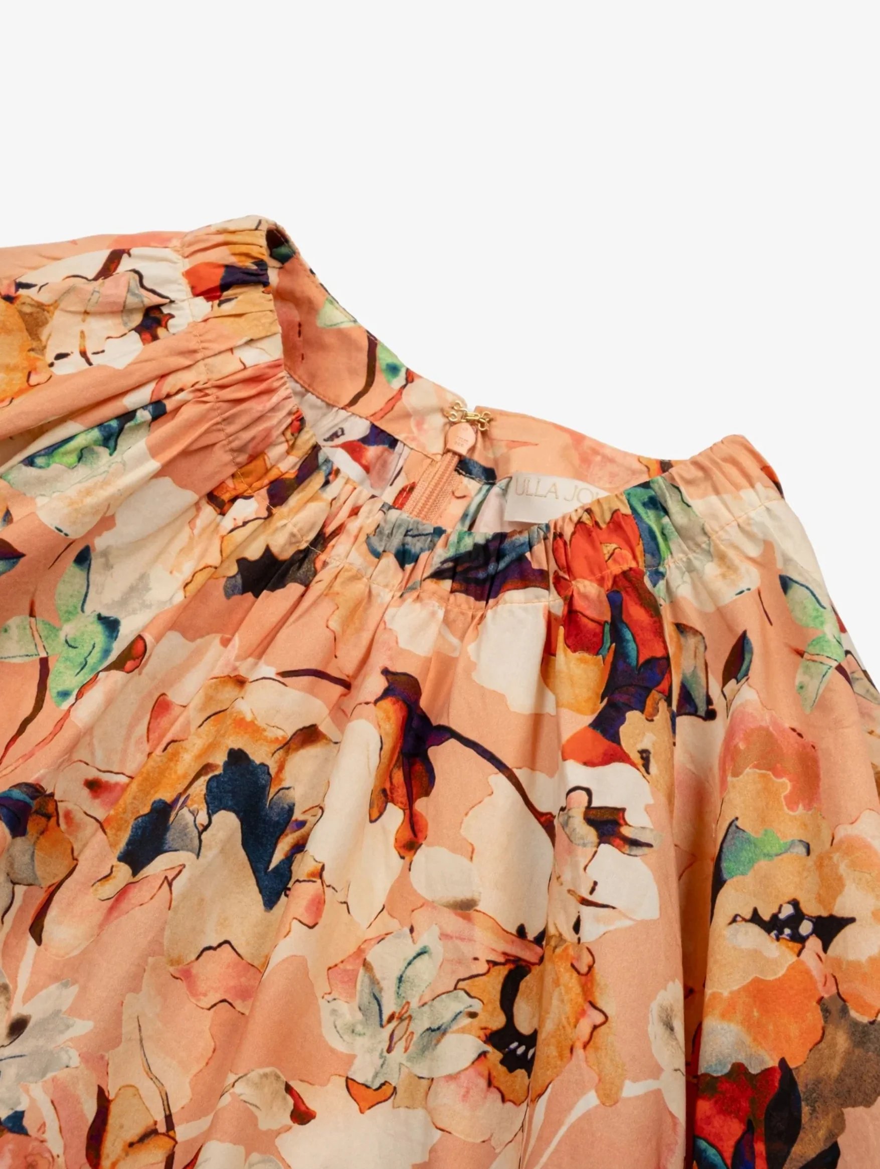 Lucie Bubble Sleeve Top in Camellia - Image 3