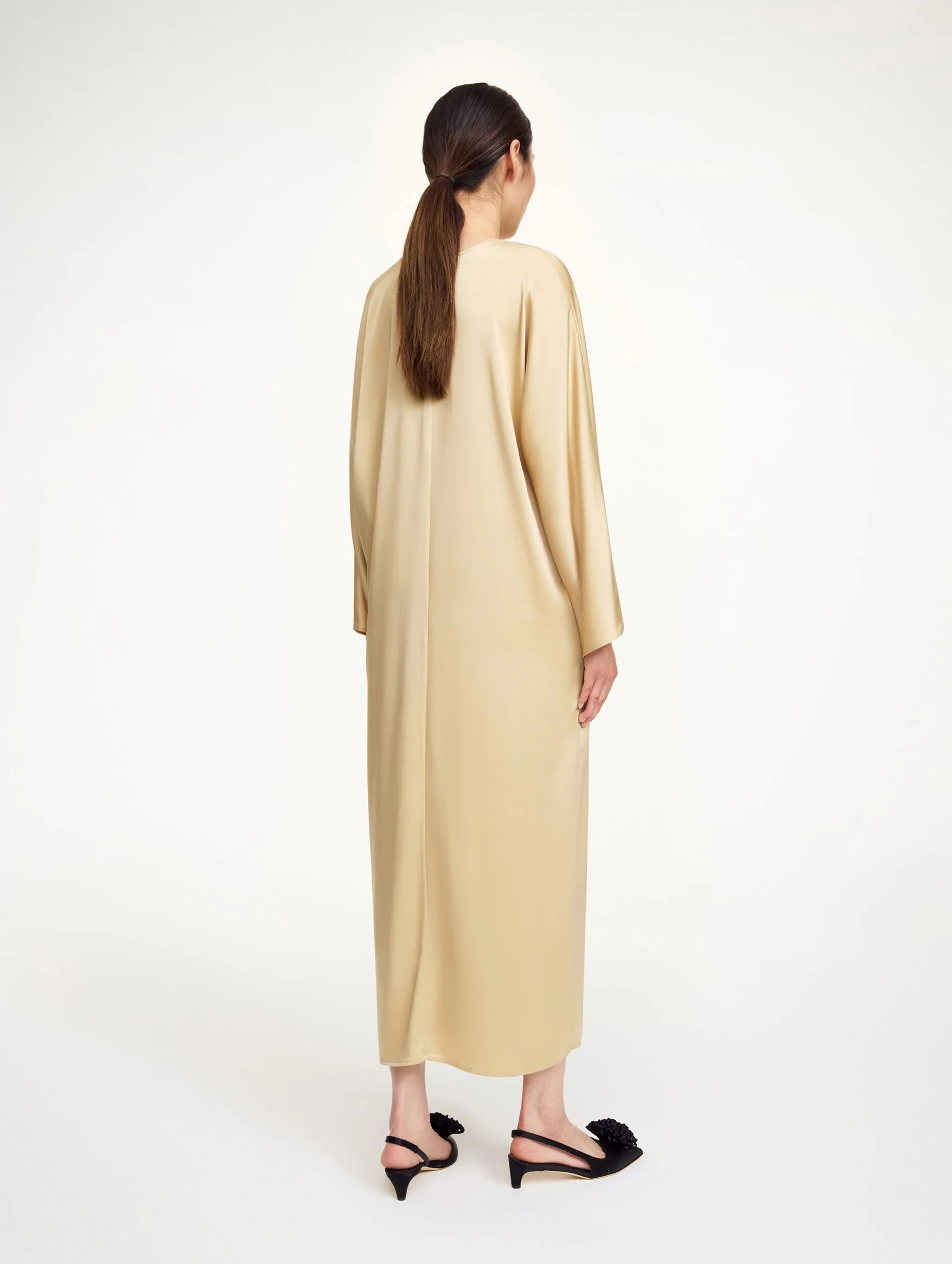 Lucina Dress in Old Beige - Image 3