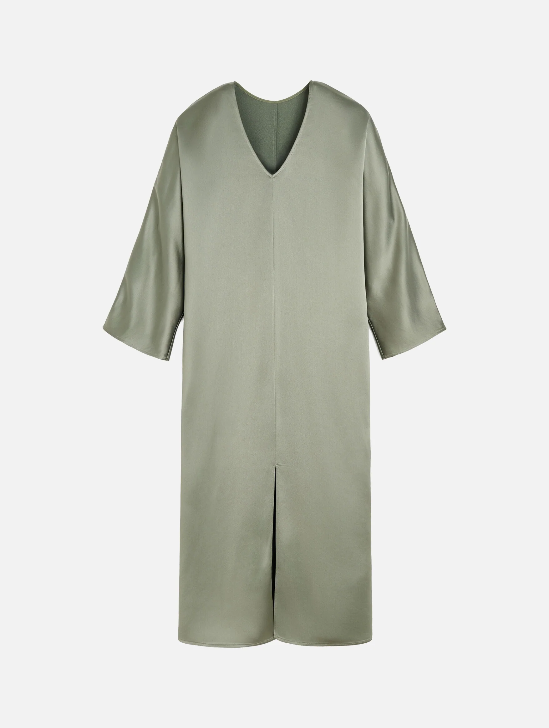 Lucina Maxi Dress in Deep Lichen Green