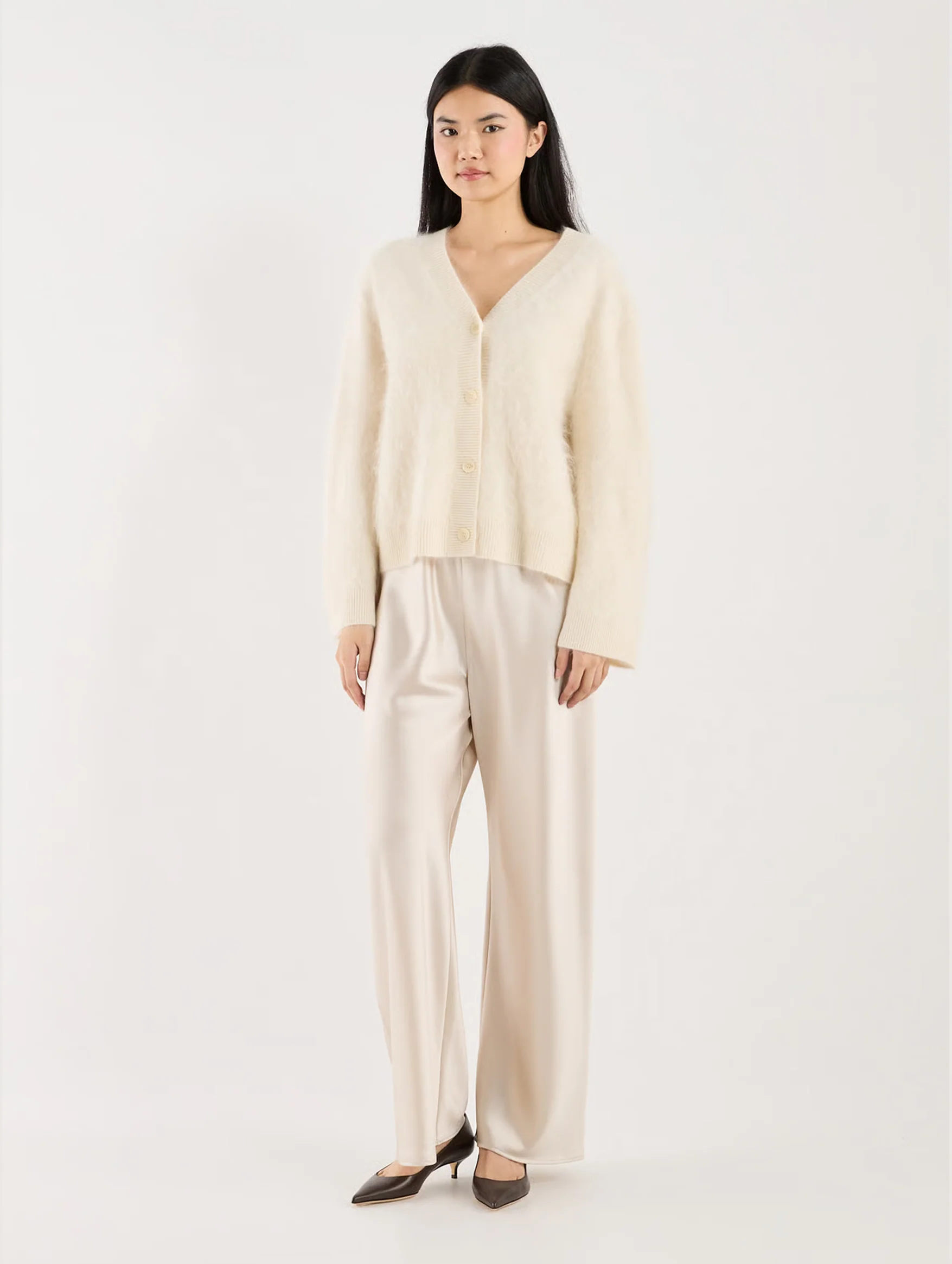 Macy Cardigan in Cream - Image 4