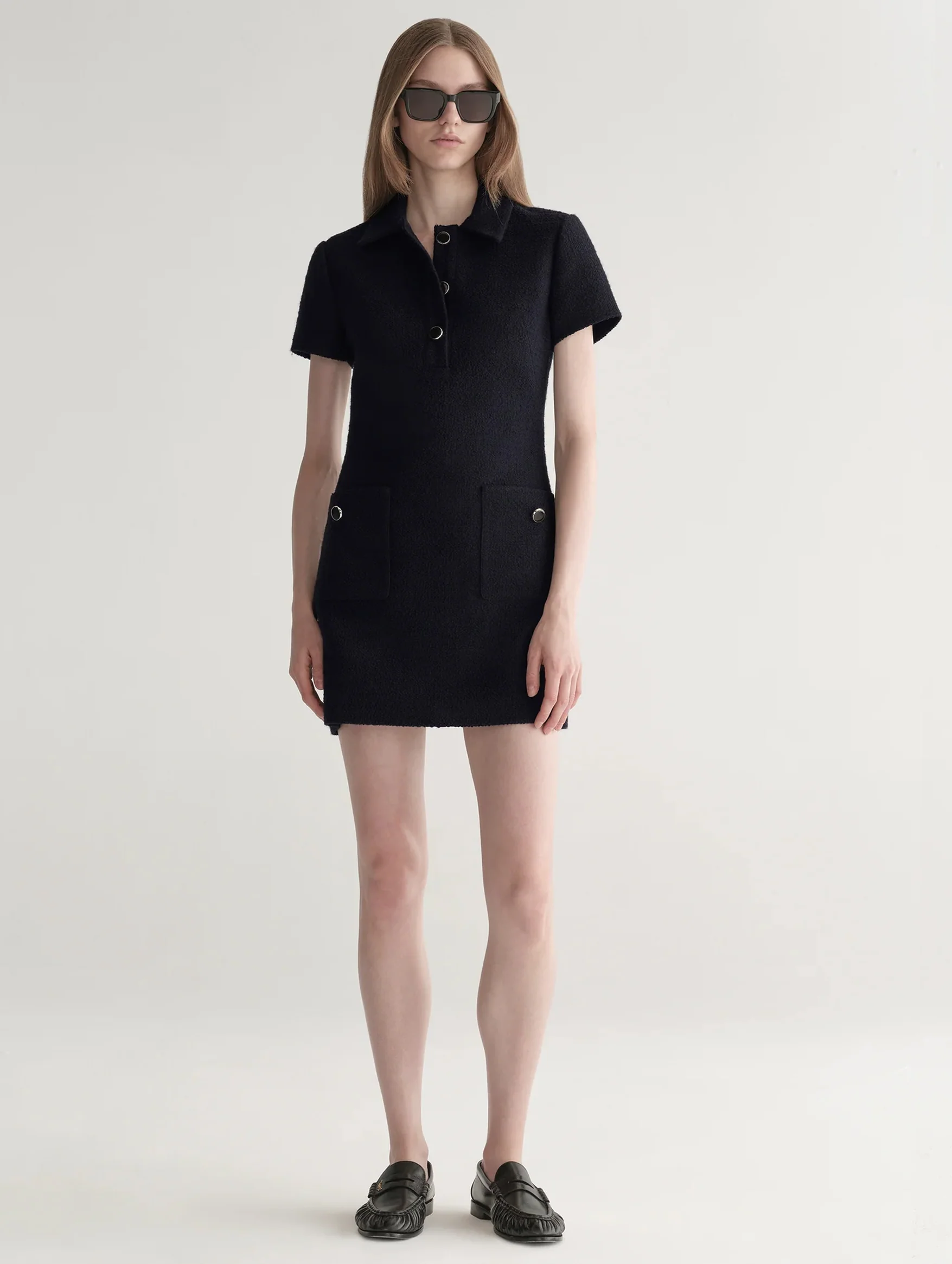 Marcie Dress in Deep Navy - Image 2