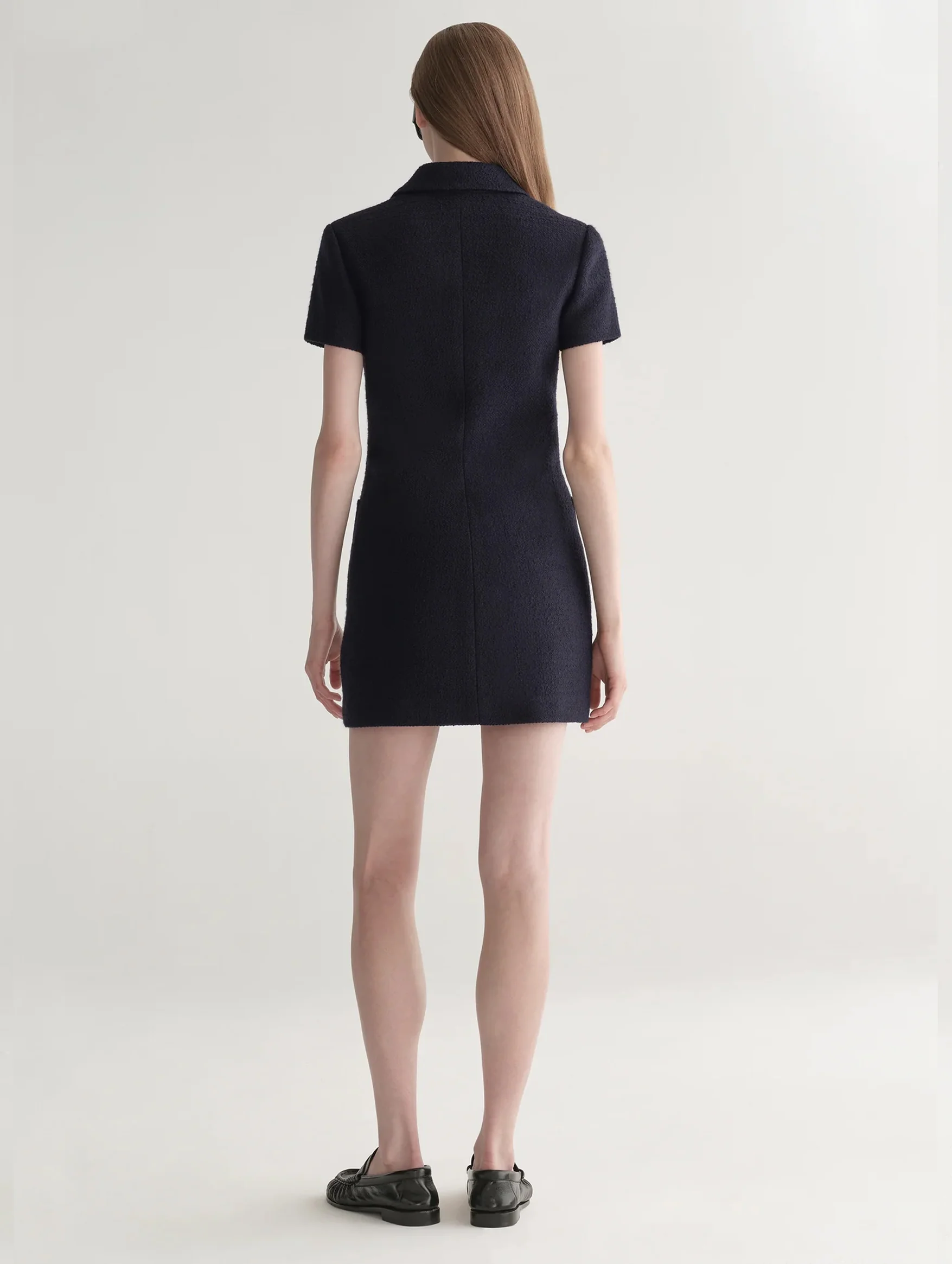 Marcie Dress in Deep Navy - Image 5