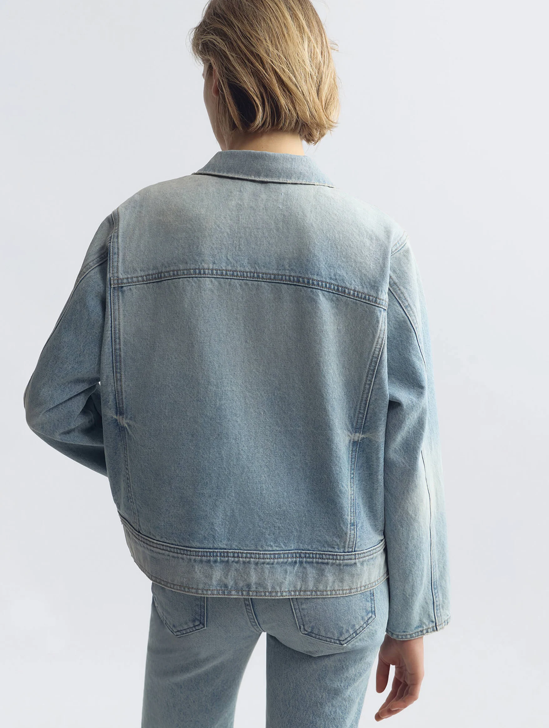 Marilou Denim Jacket in Alice Wash - Image 4