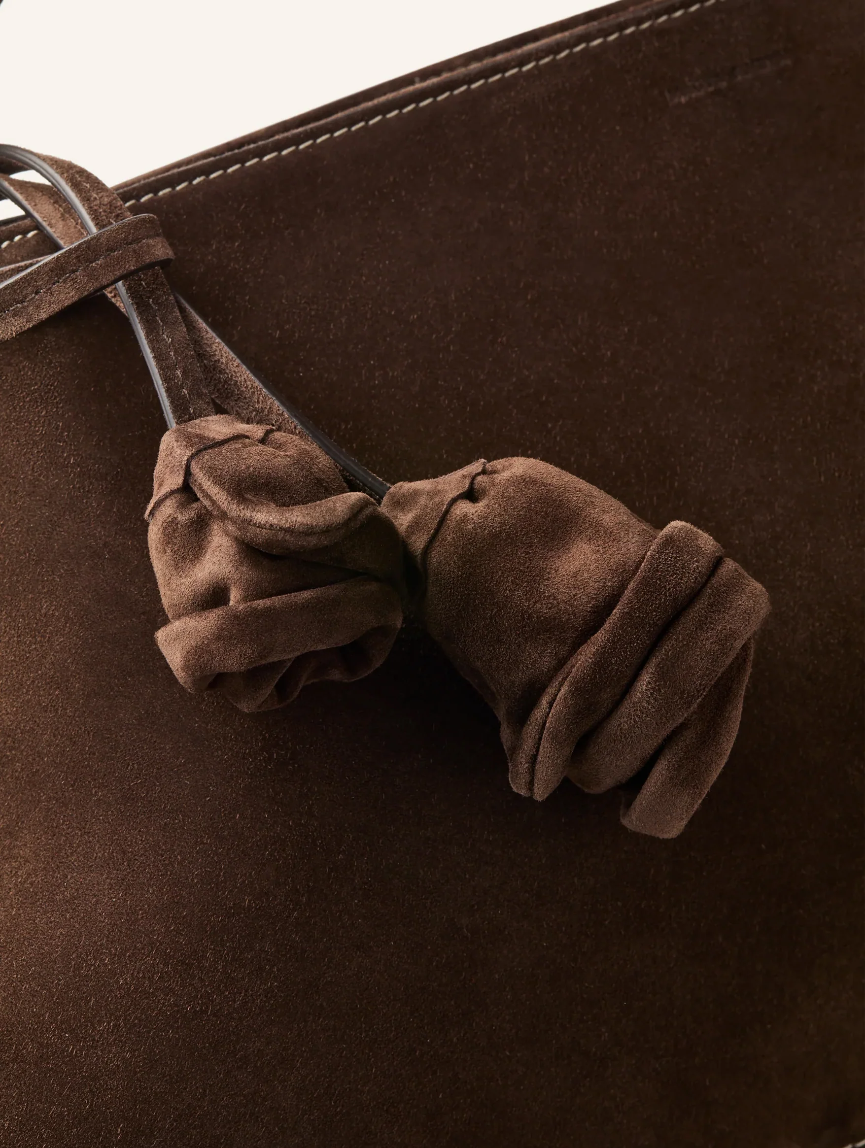 Maya Bag in Brown Suede - Image 5