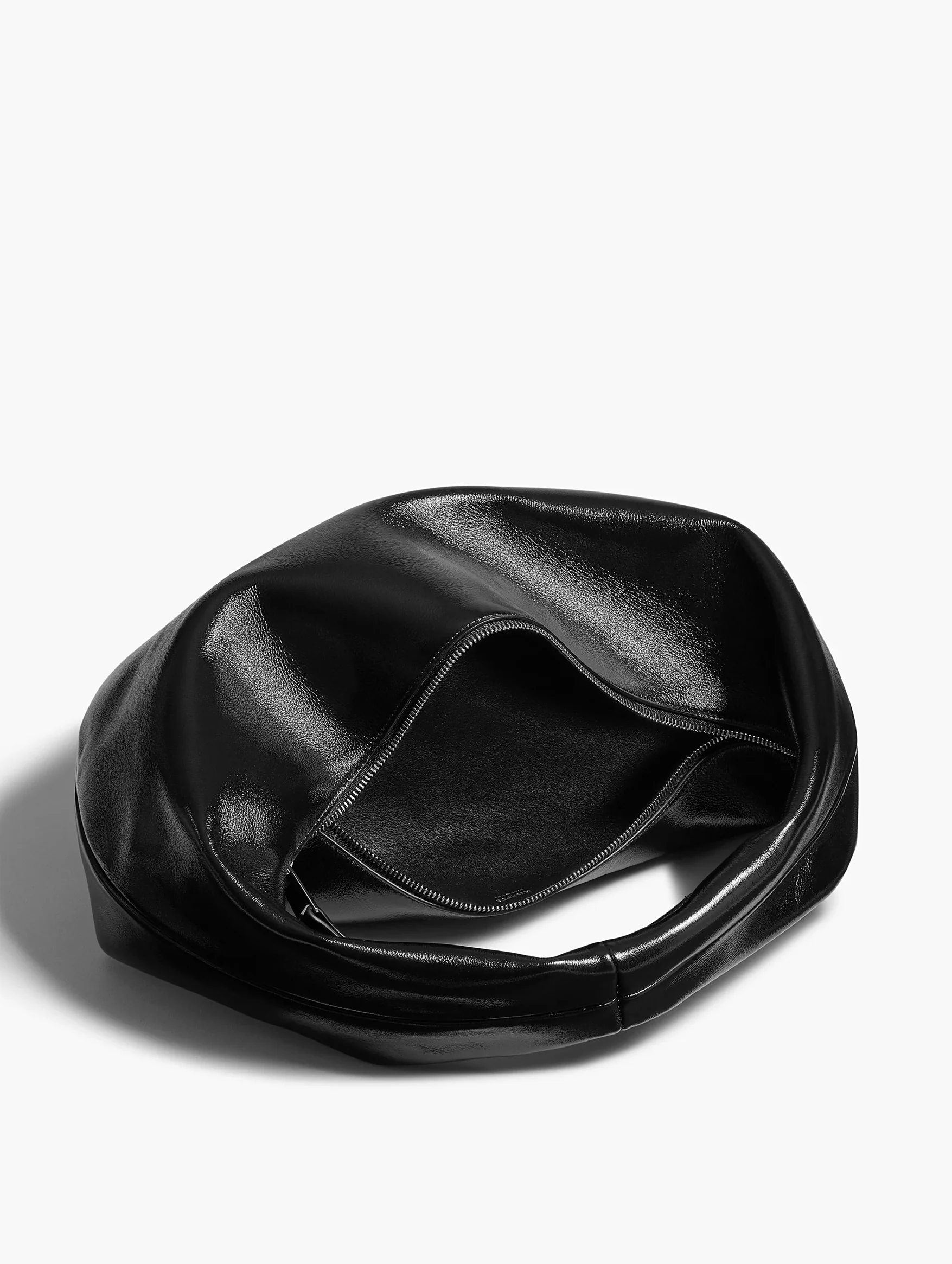 Medium Olivia Hobo Bag in Black - Image 3