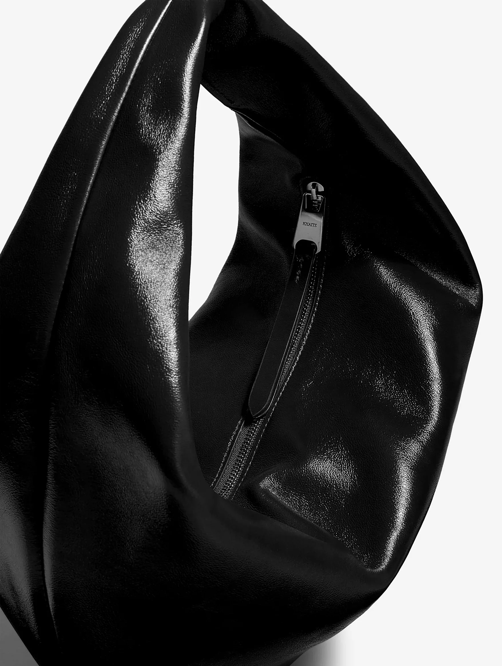 Medium Olivia Hobo Bag in Black - Image 4