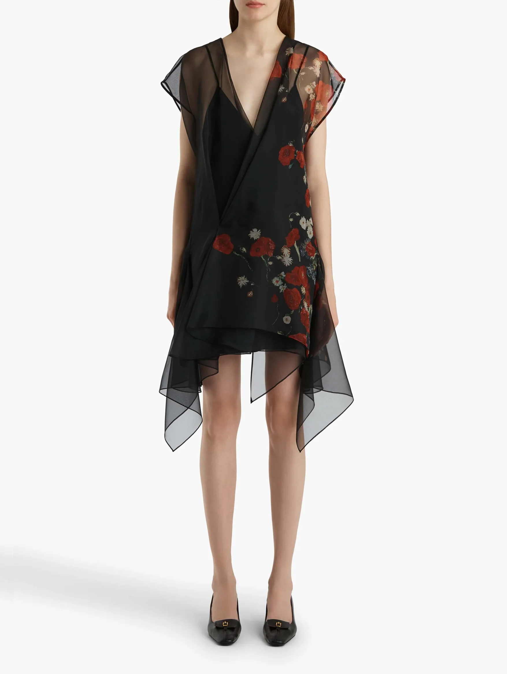 Merith Dress in Black and Red - Image 2
