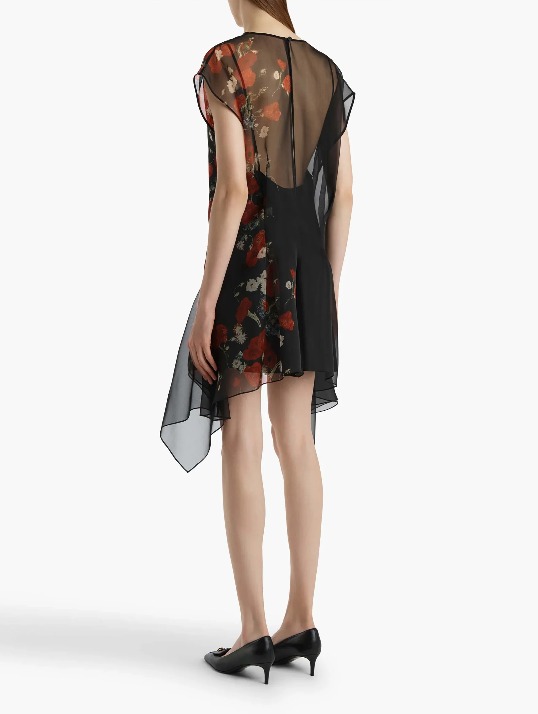 Merith Dress in Black and Red - Image 4