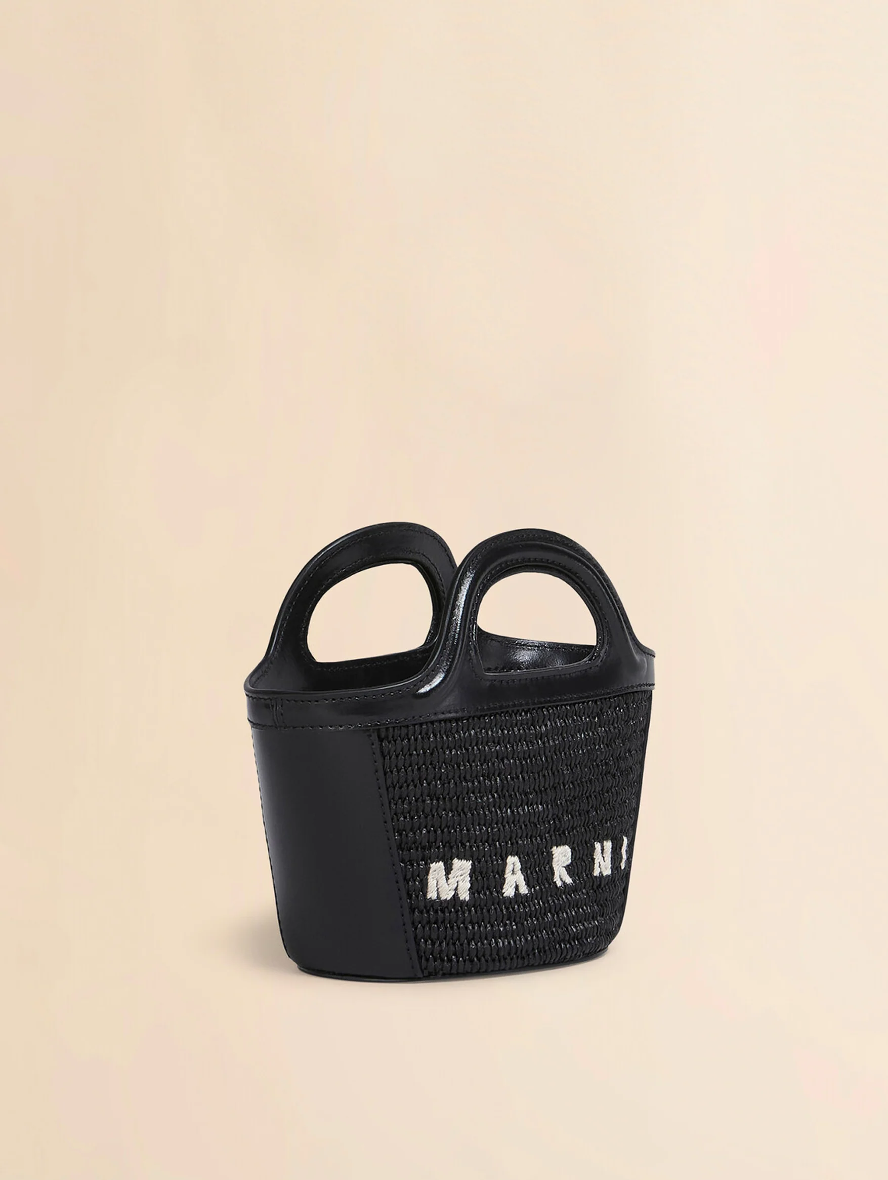 Micro Tropicalia Tote Bag in Black - Image 5