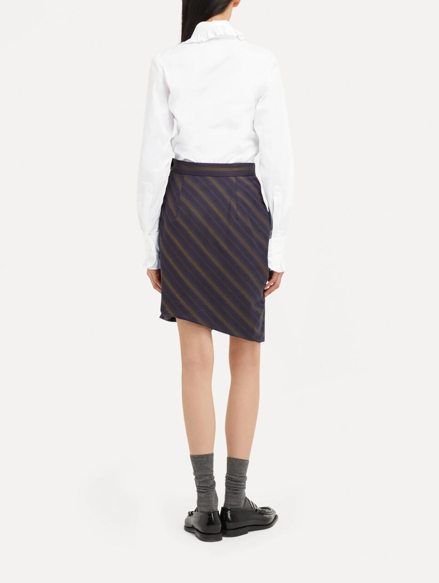 Mini Side Panther Skirt in Dusk - Image 3