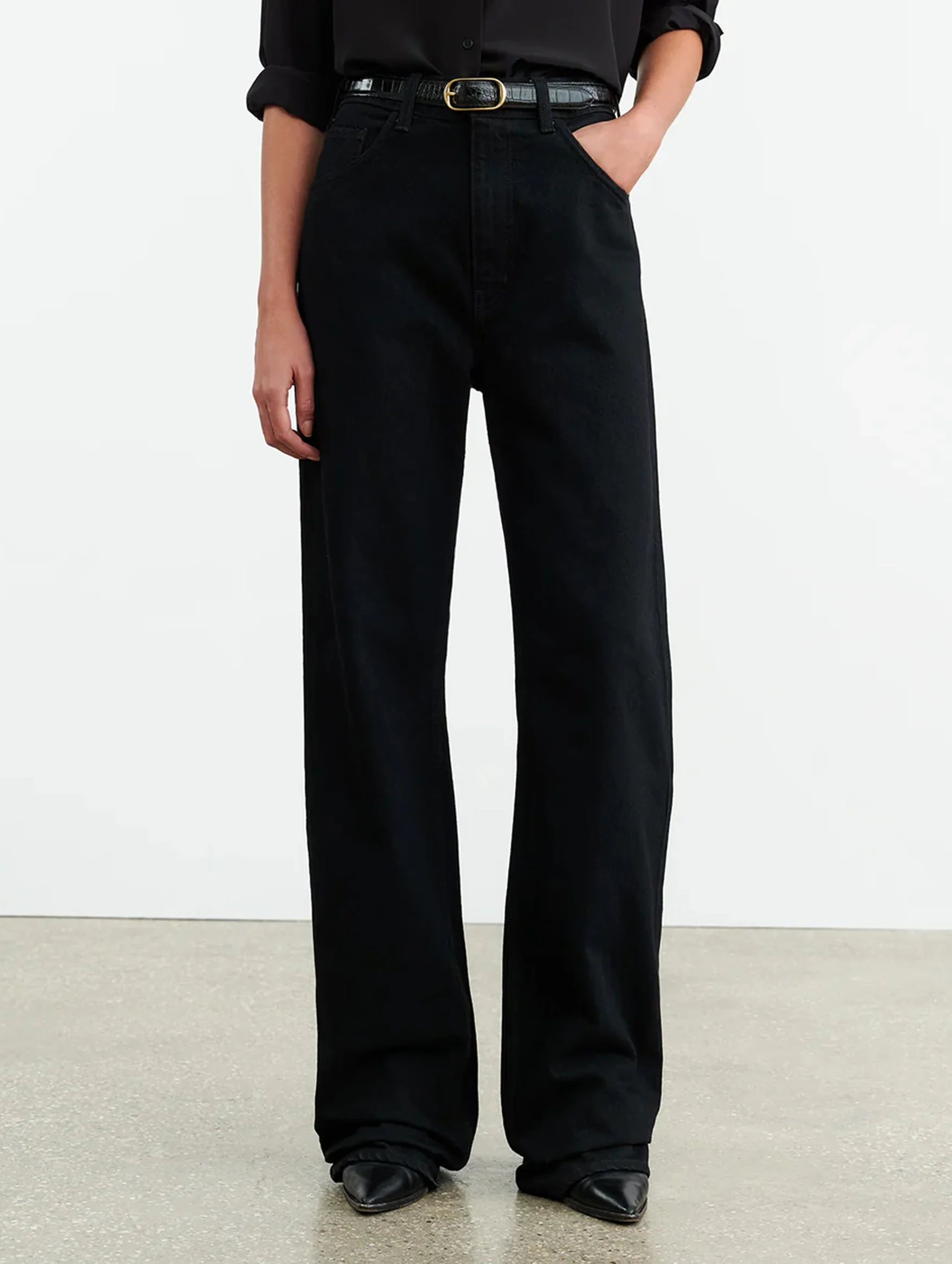 Mitchell Jean in Distressed Black - Image 3