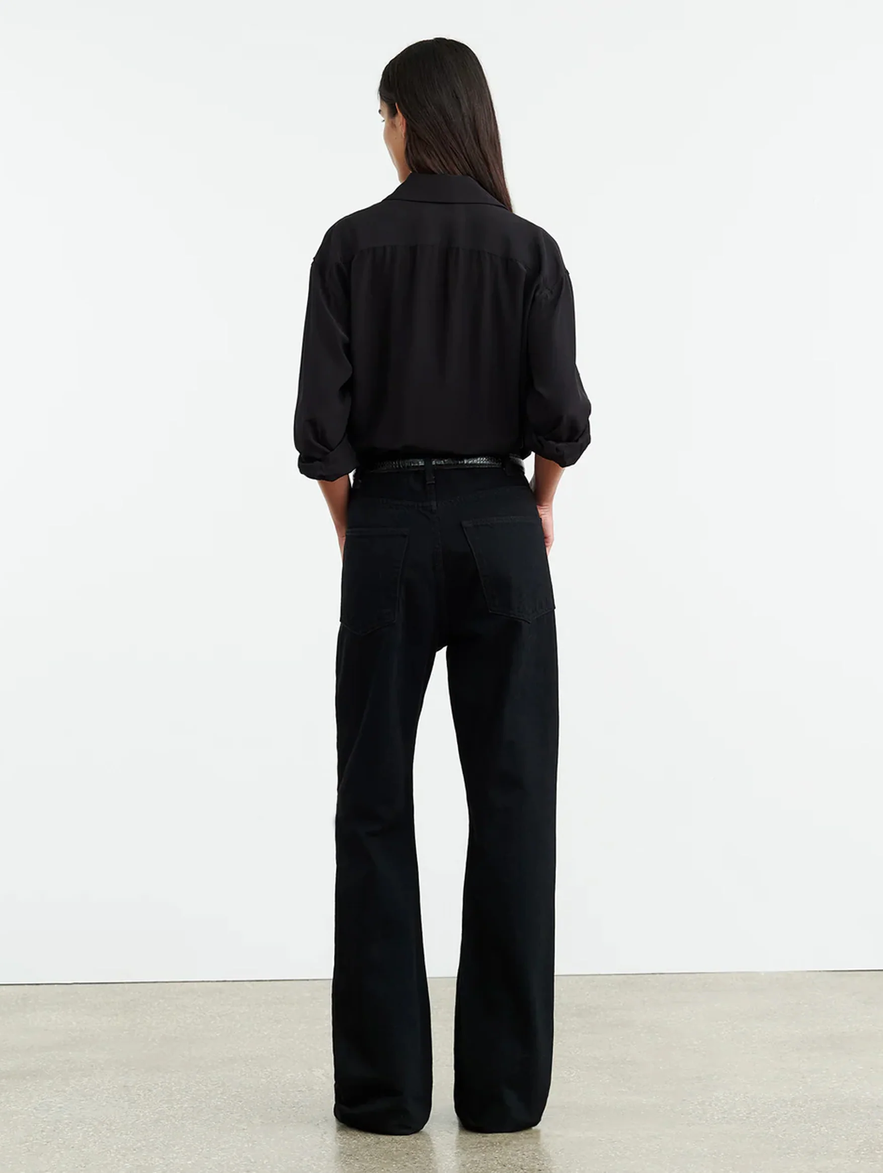 Mitchell Jean in Distressed Black - Image 5