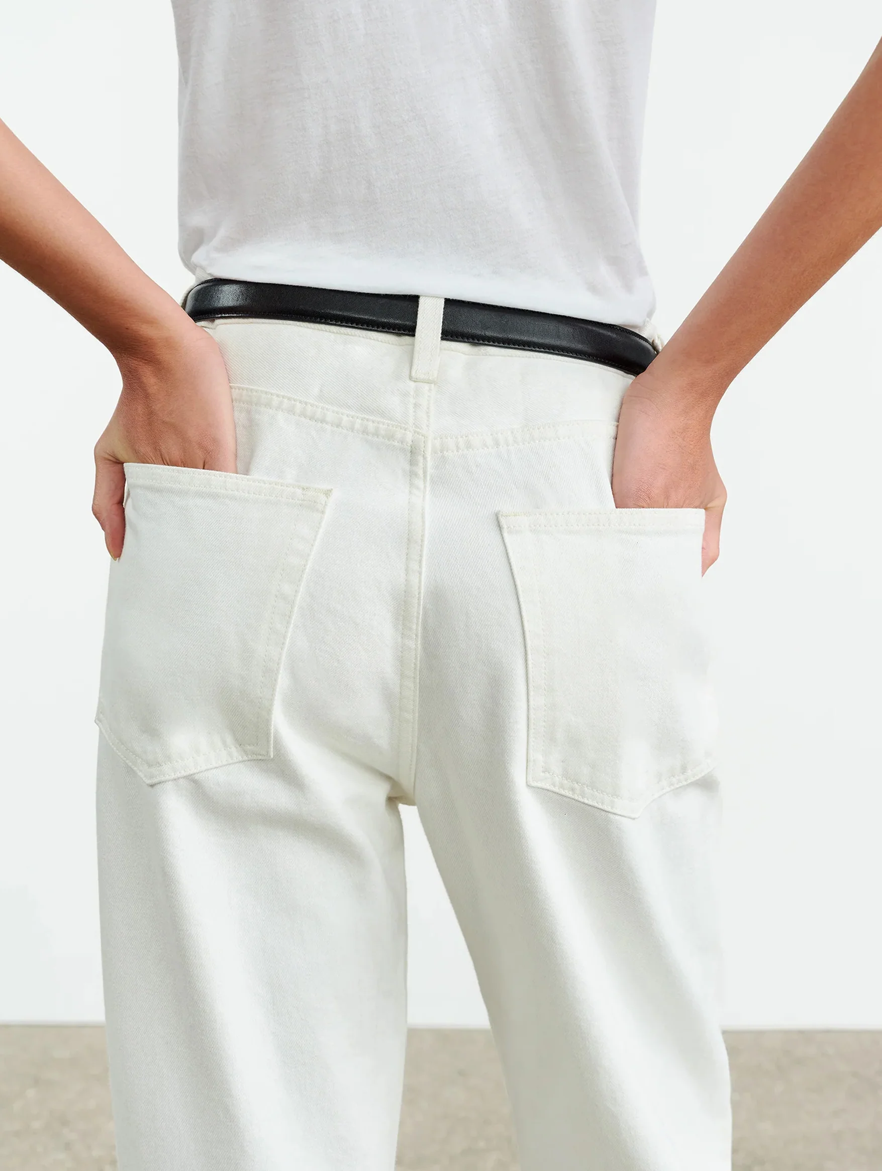 Mitchell Jean in Cream - Image 5
