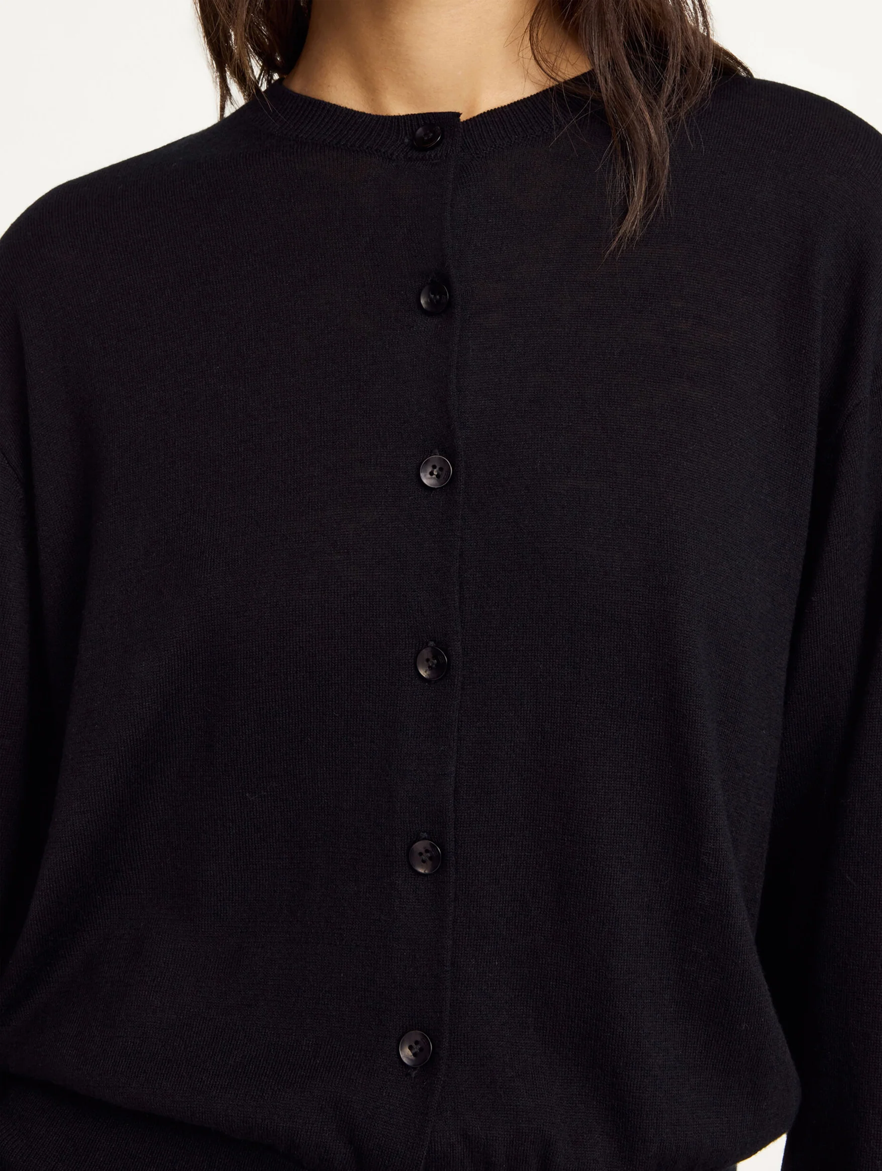 Montie Cardigan in Black - Image 4