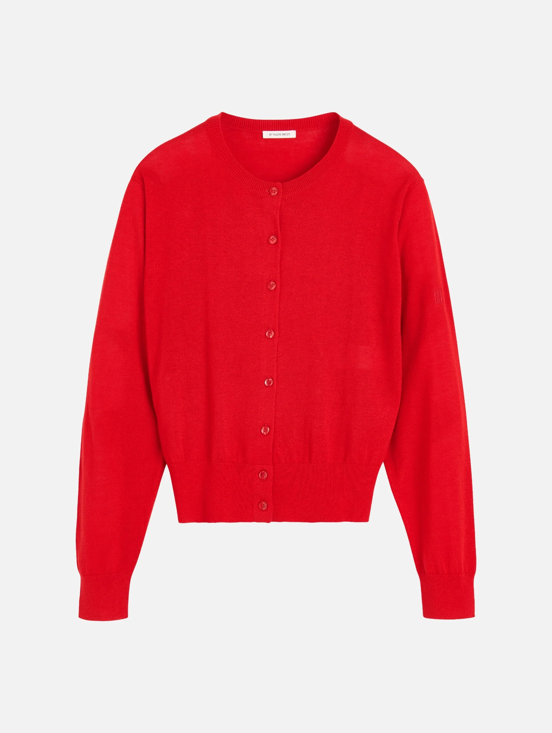 Montie Cardigan in Pompeian Red