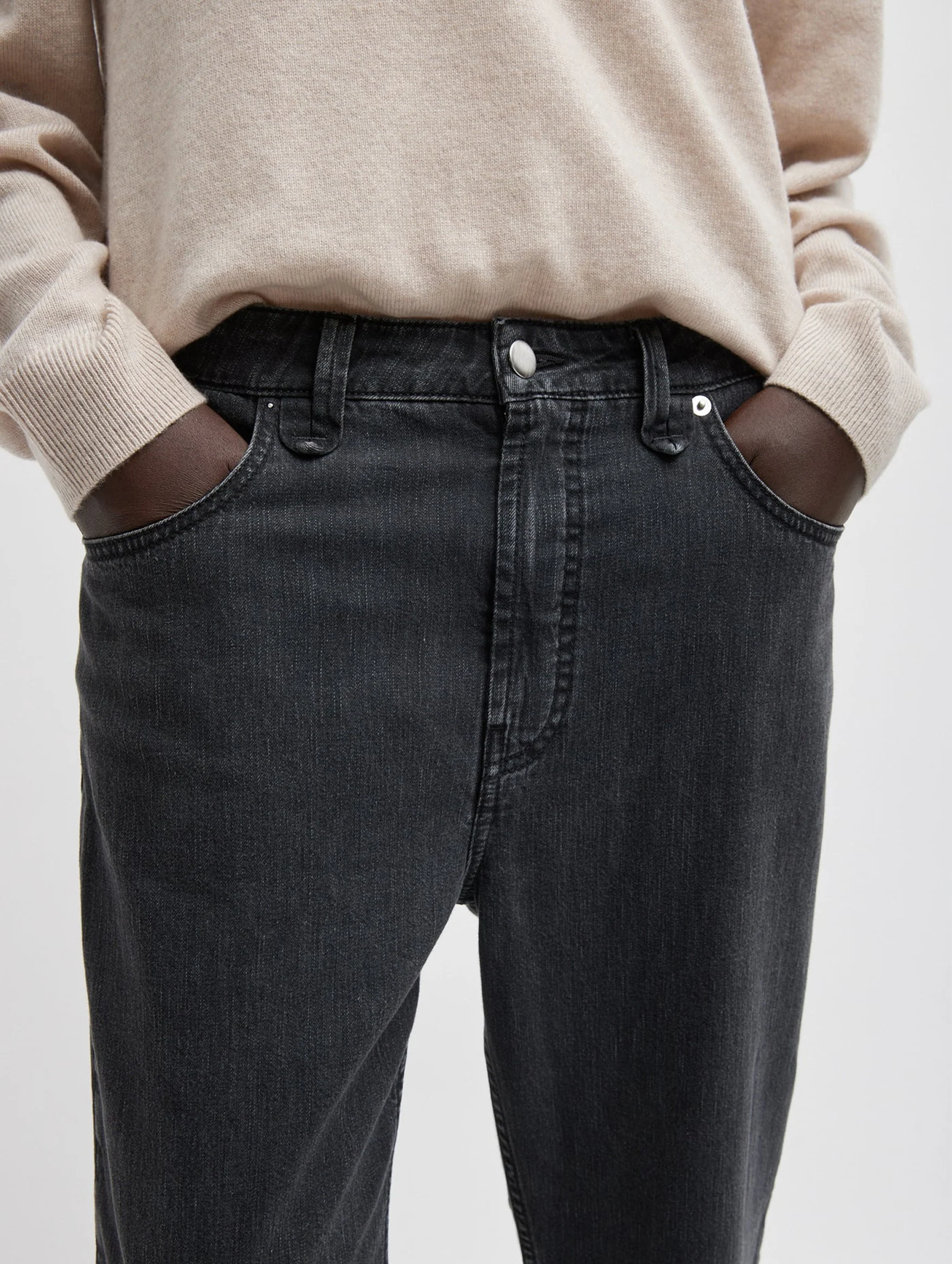 Mou Denim Clift Jean in Black - Image 2