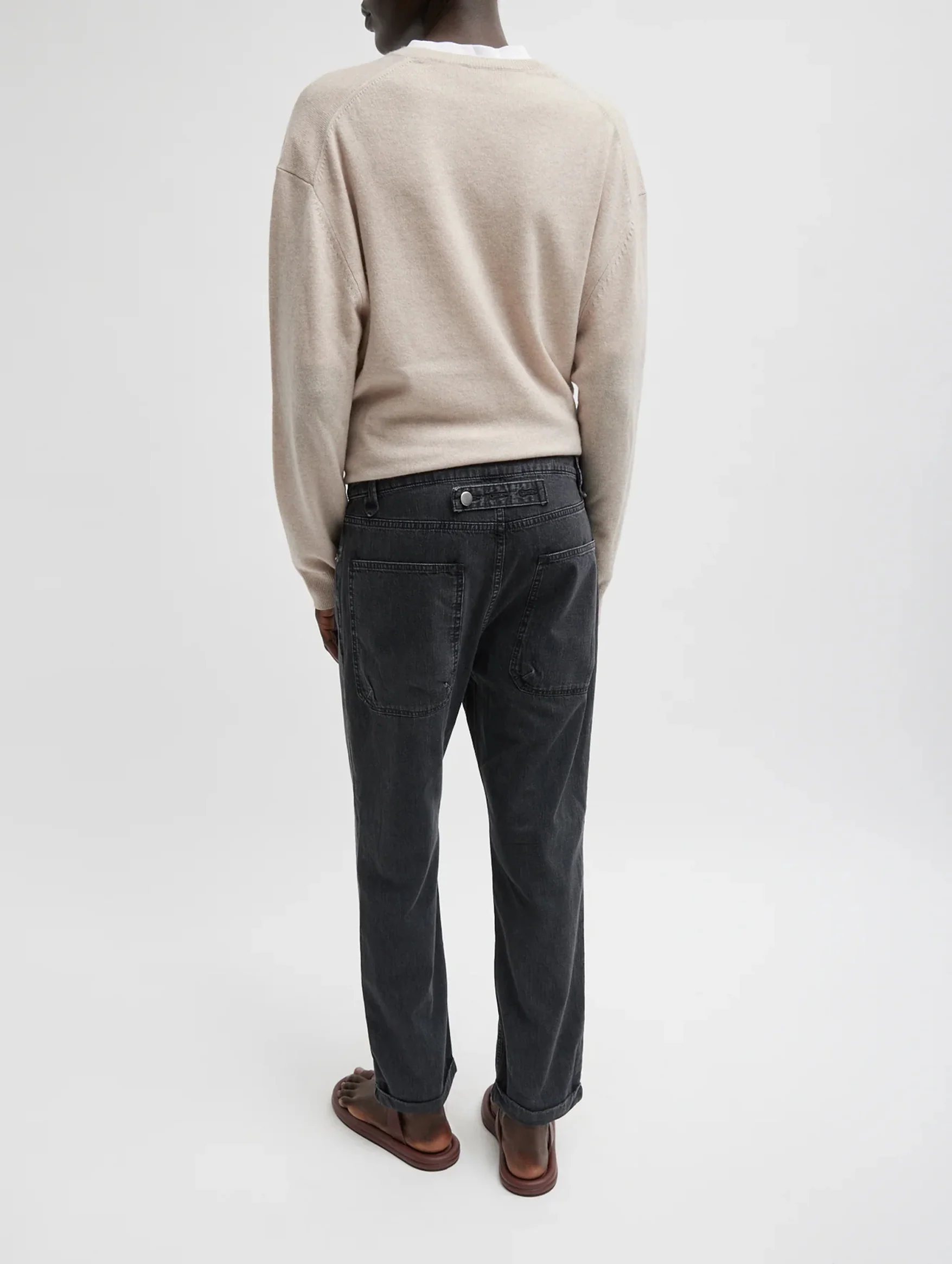 Mou Denim Clift Jean in Black - Image 5