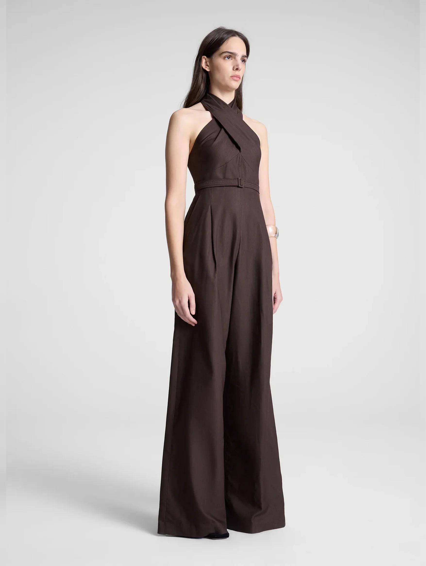 Murphy Jumpsuit in Dark Carob - Image 4