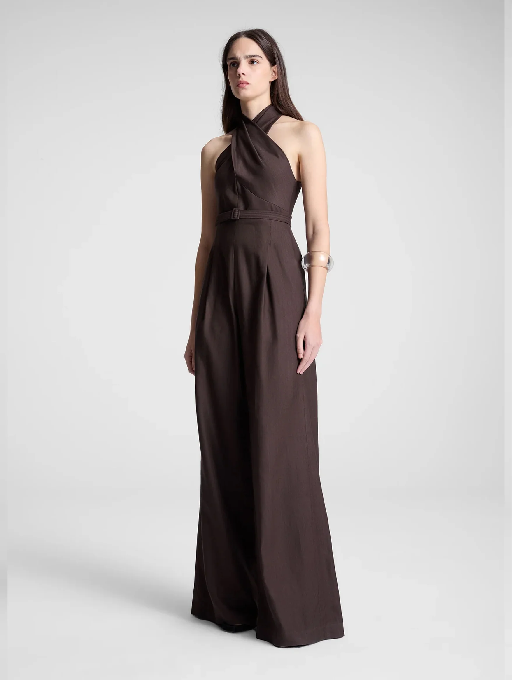 Murphy Jumpsuit in Dark Carob - Image 5