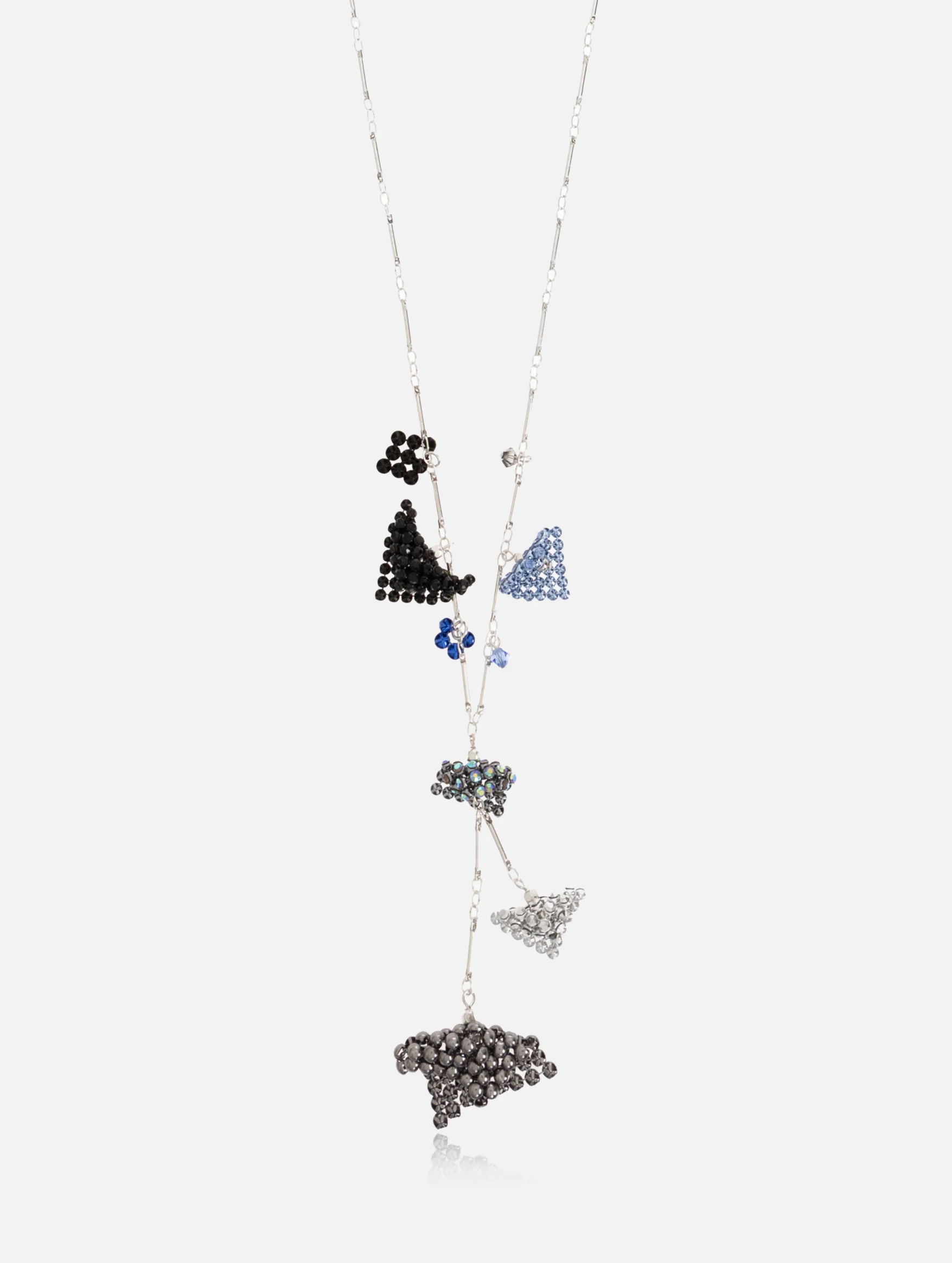 Necklace in Blue and Silver - Image 3