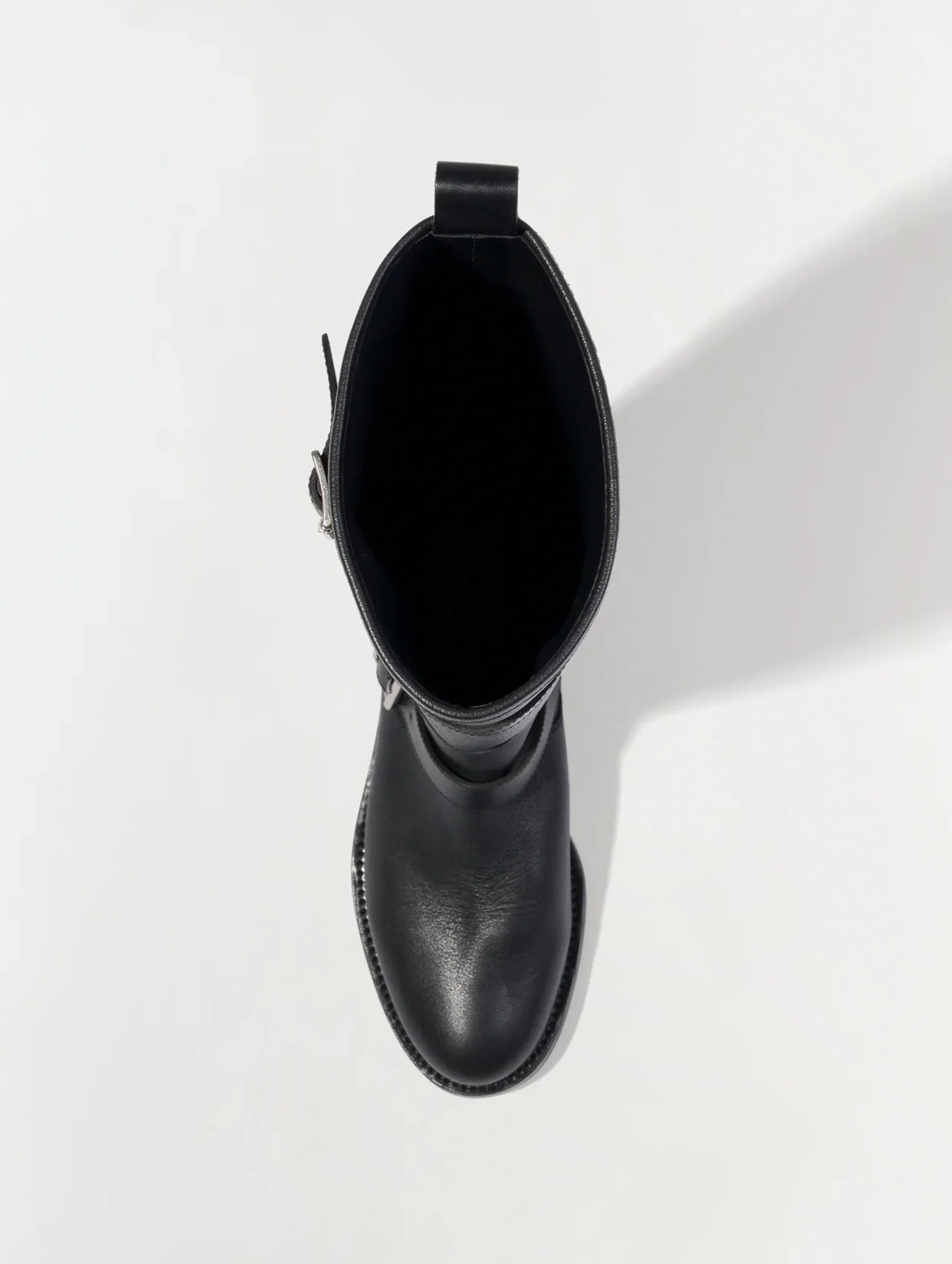 Noah Leather Boot in Black - Image 4