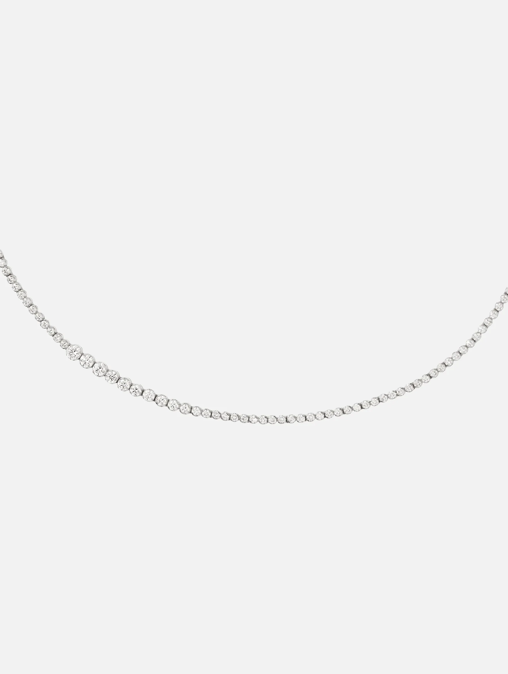 Nuage de Tennis Blanc Necklace - Image 2