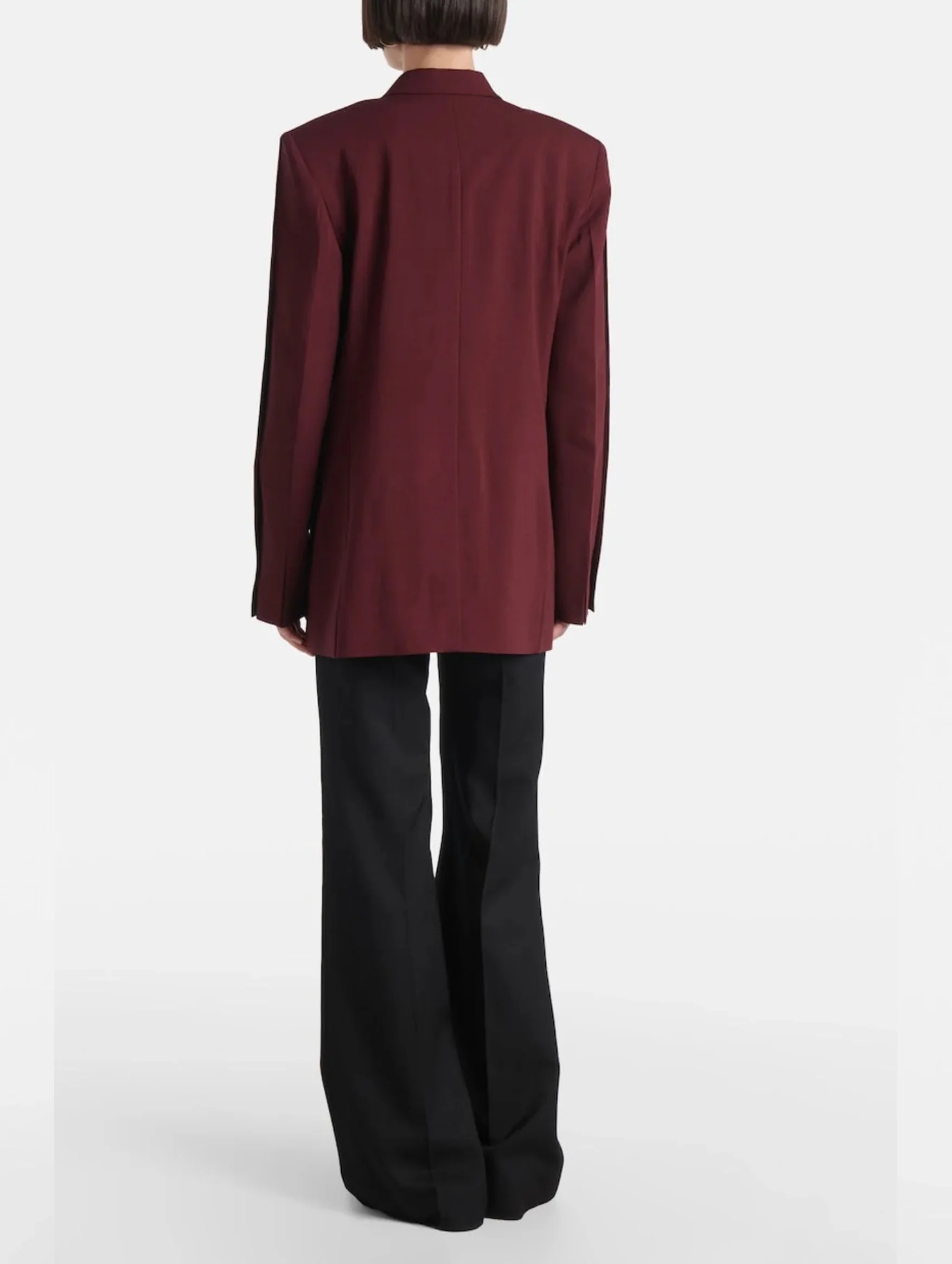 Oversized Mens Jacket in Port - Image 4