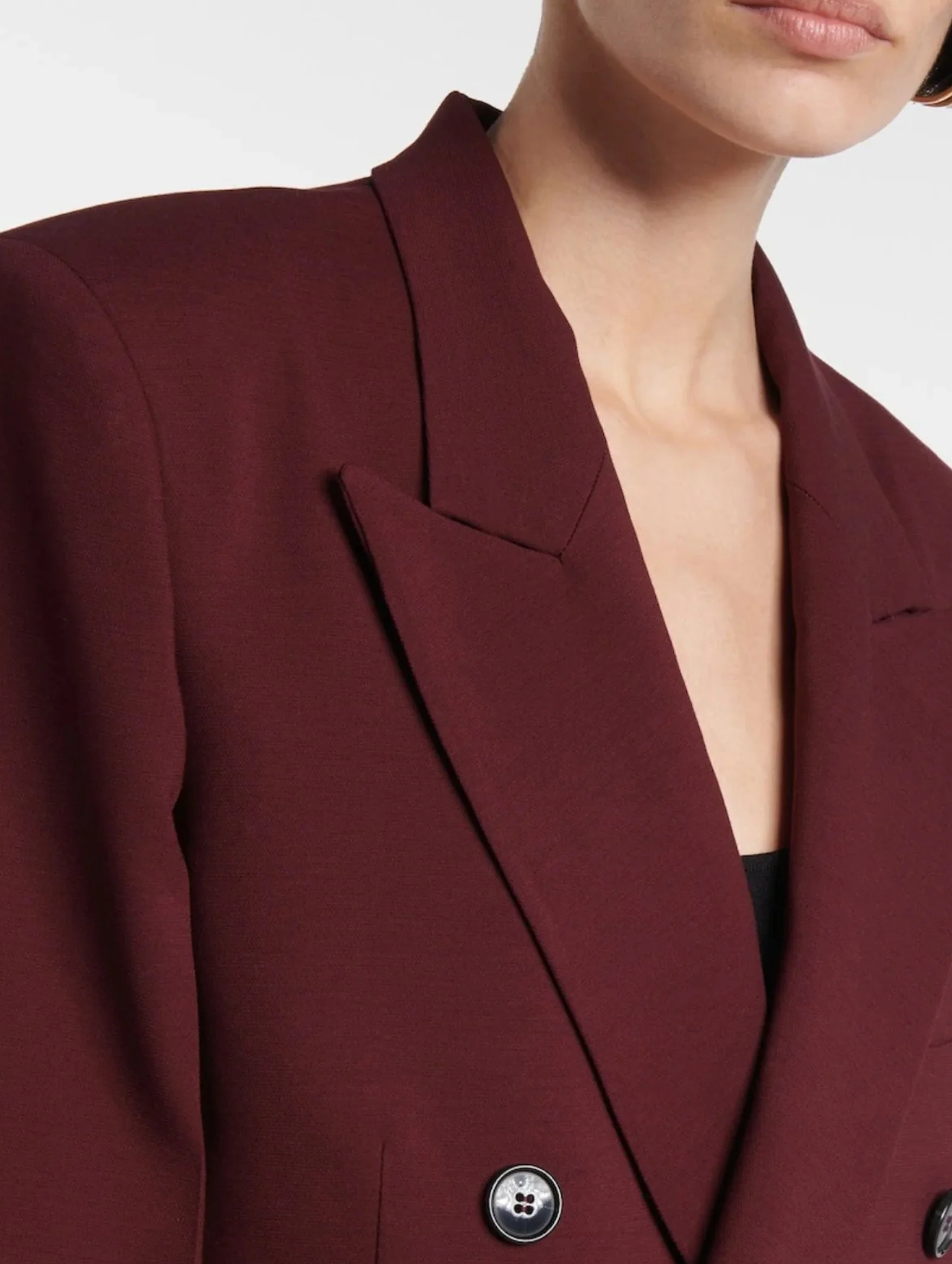 Oversized Mens Jacket in Port - Image 5