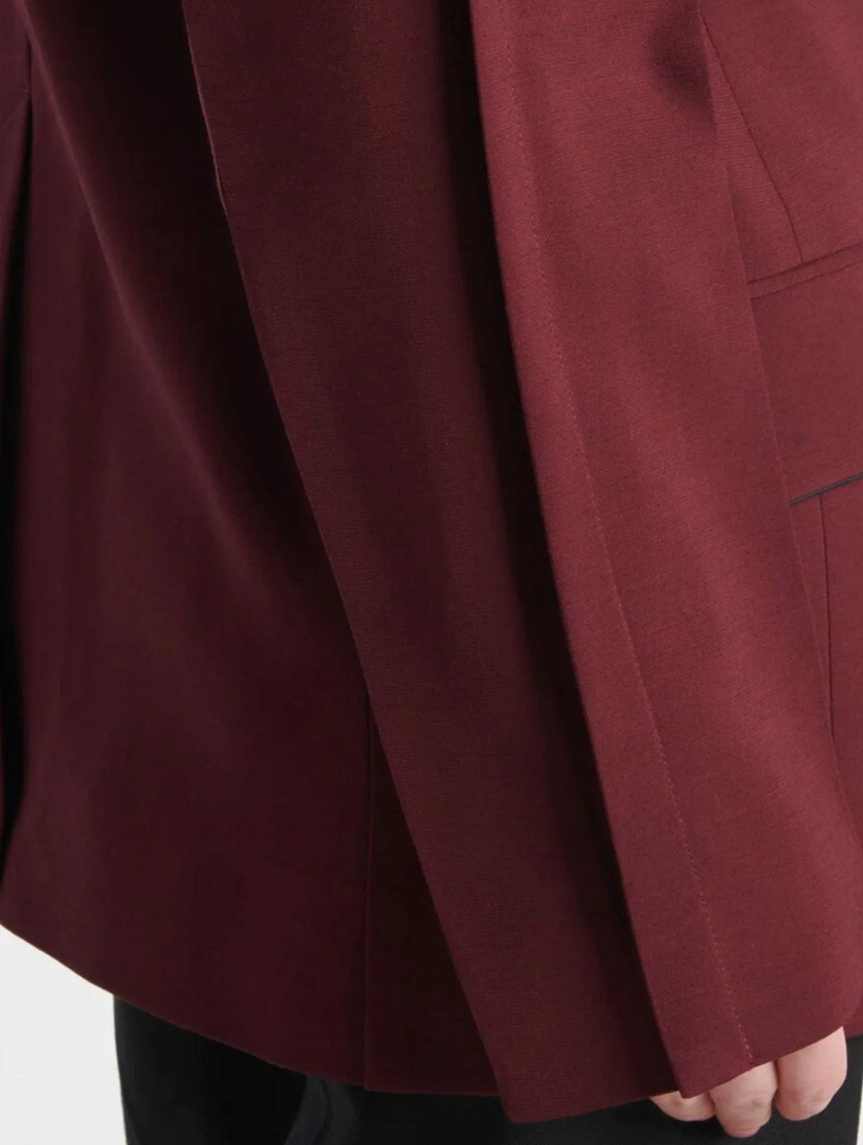 Oversized Mens Jacket in Port - Image 6