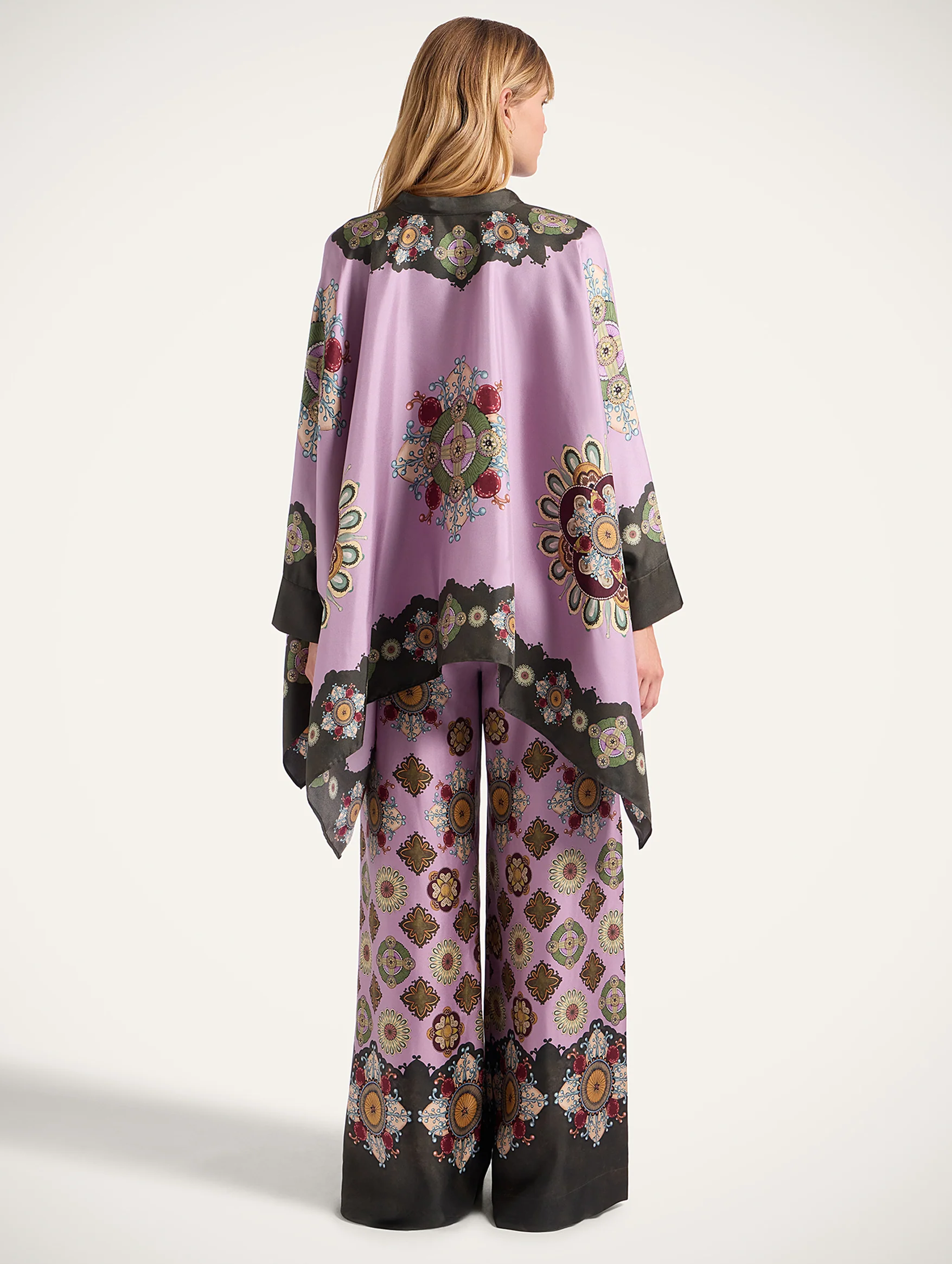 Palazzo Pants in Dusty Pink Nucleus Placée - Image 3